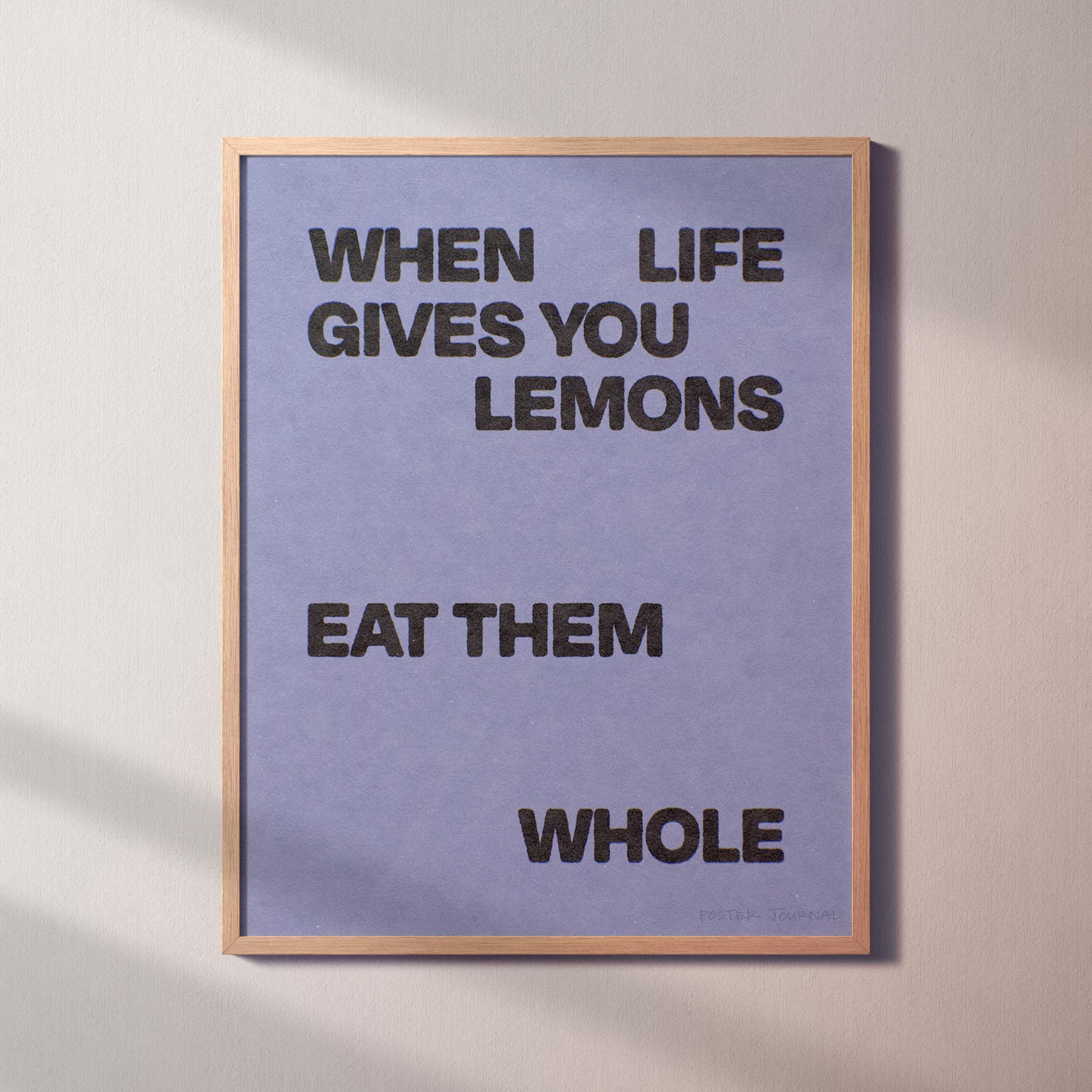 LEMONS PRINT