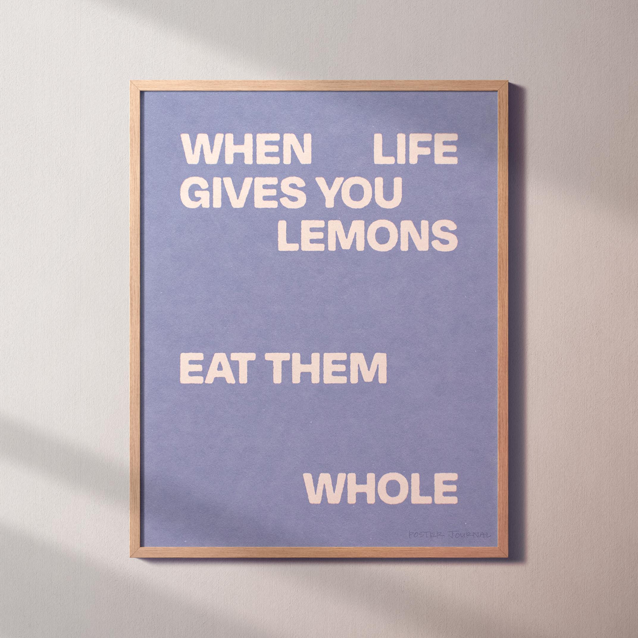 LEMONS PRINT