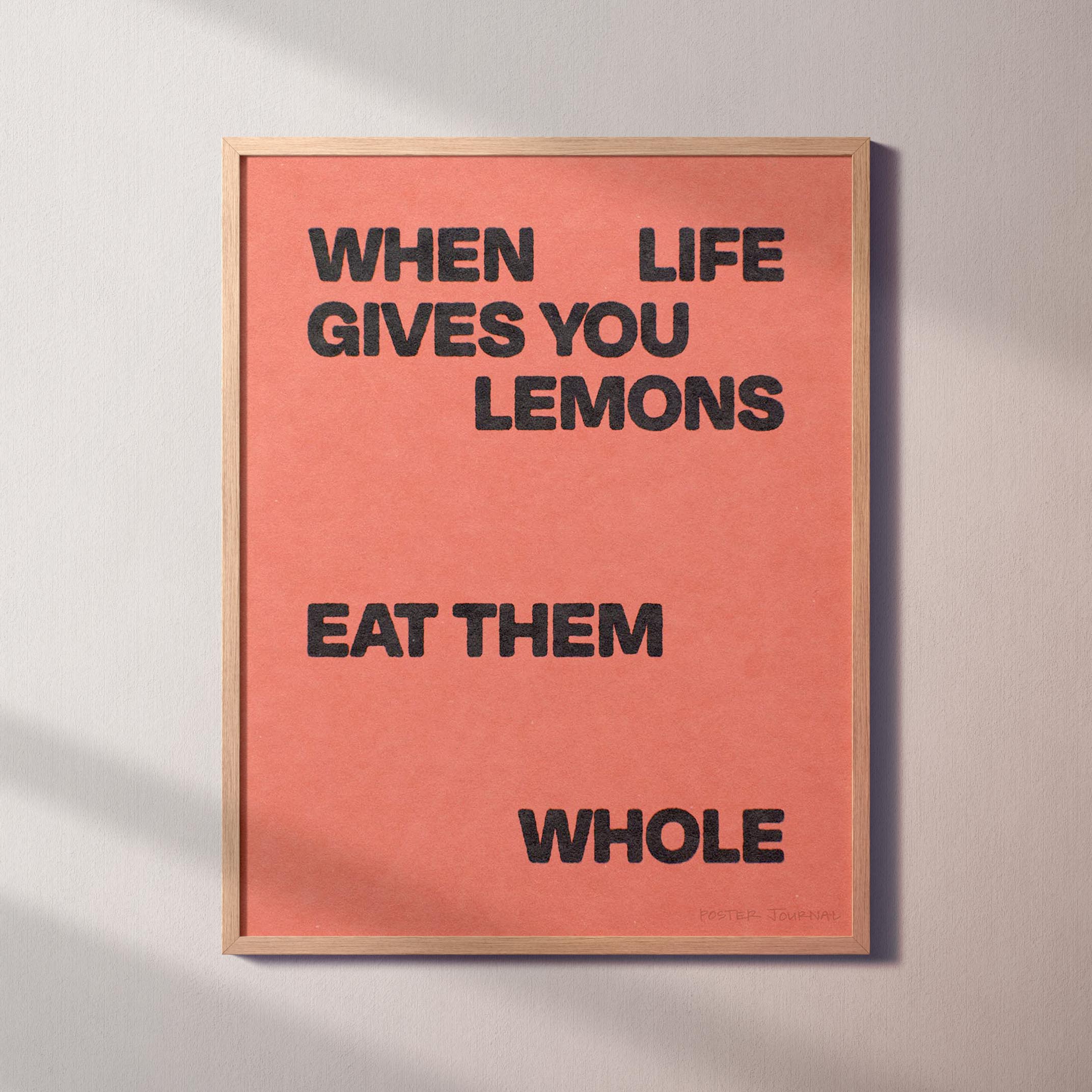 LEMONS PRINT