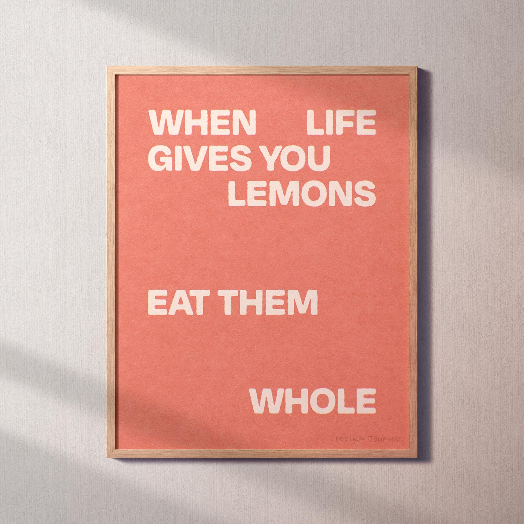 LEMONS PRINT