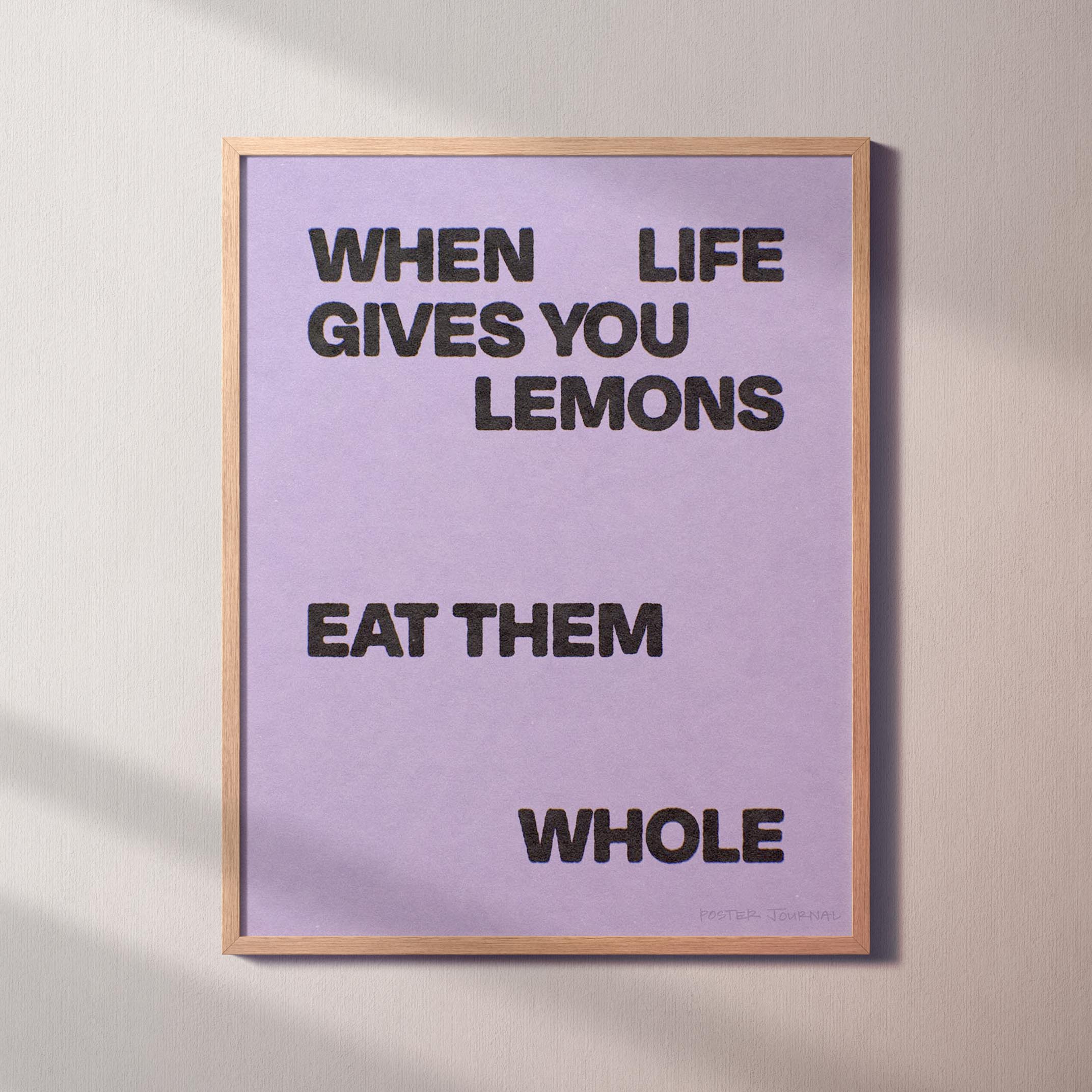 LEMONS PRINT