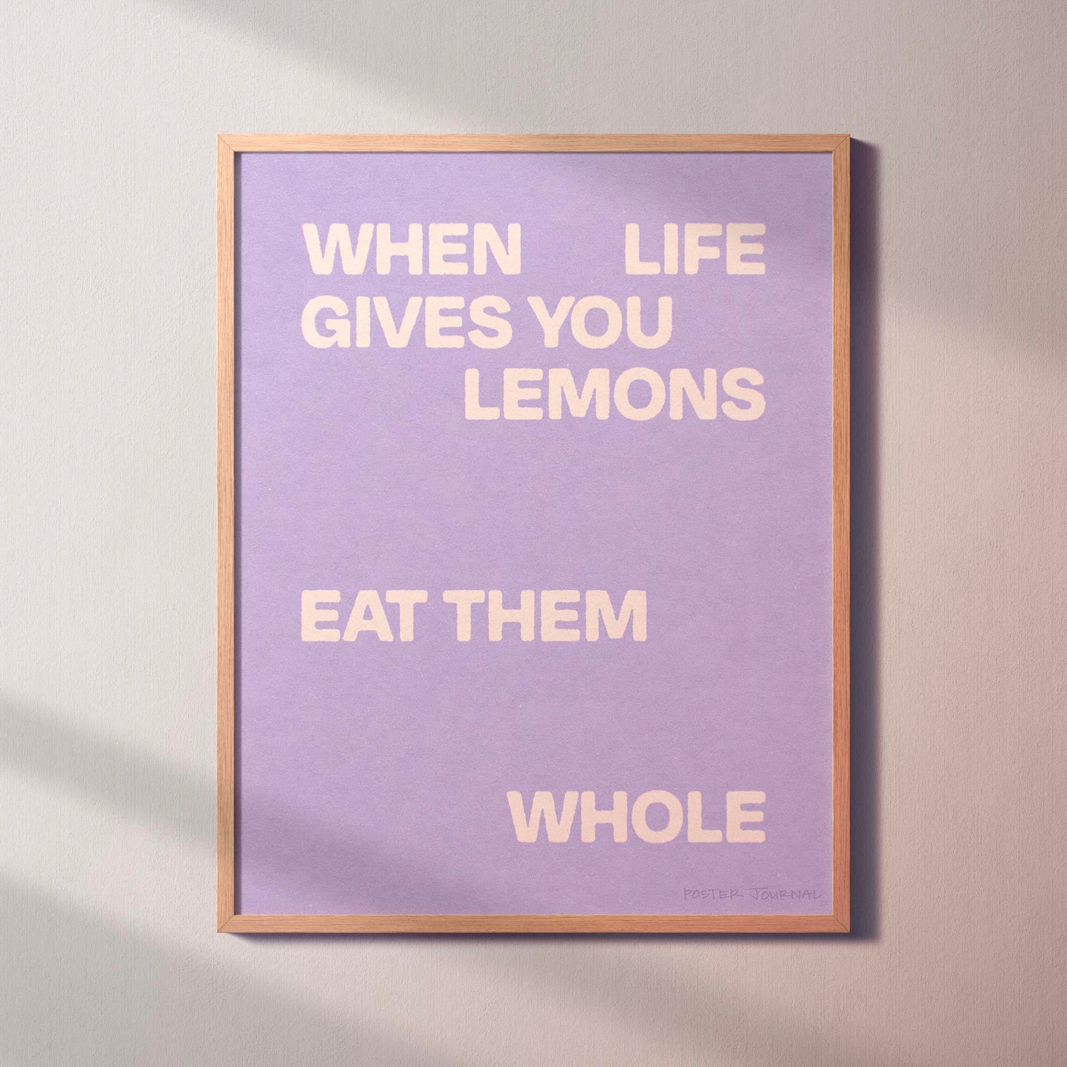 LEMONS PRINT