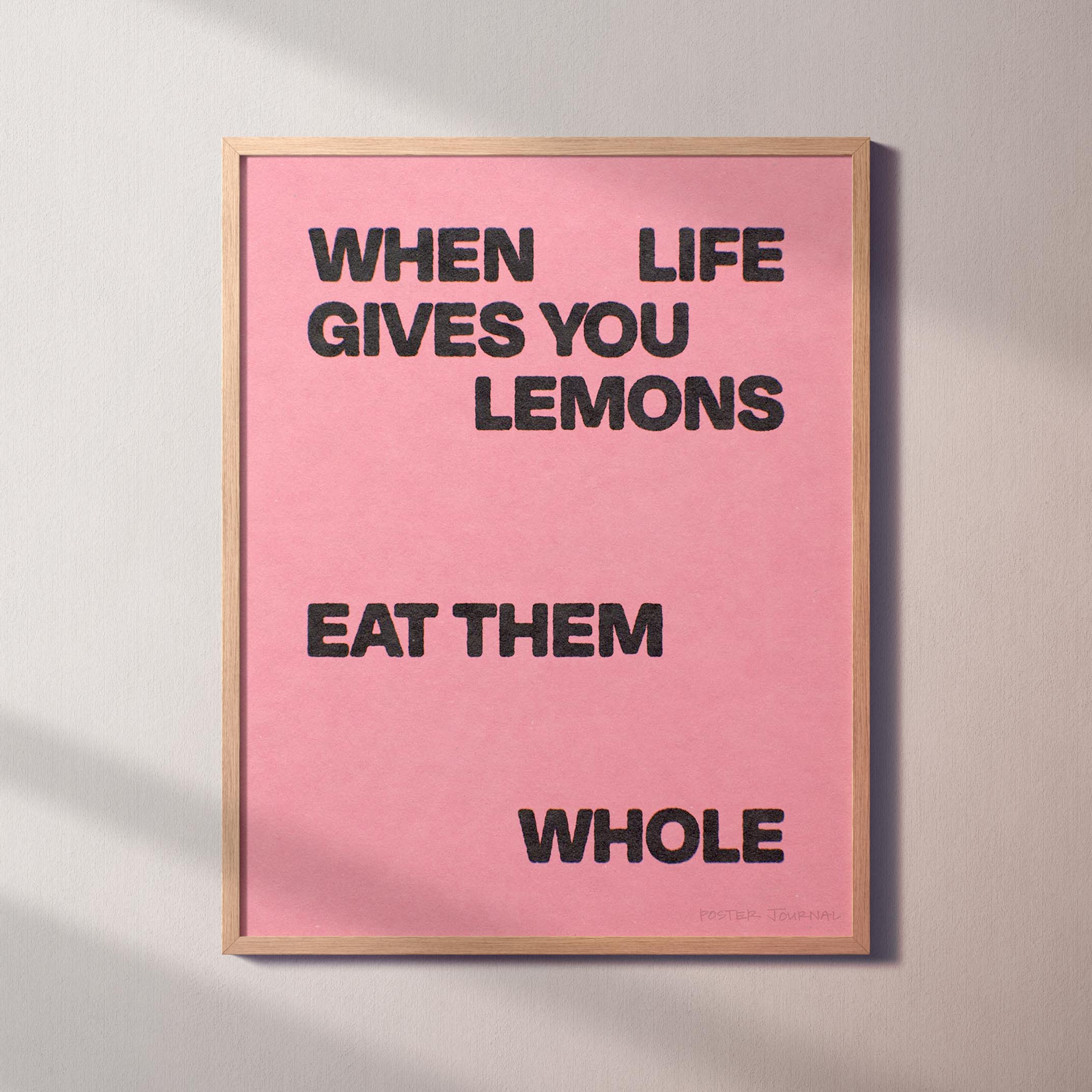 LEMONS PRINT