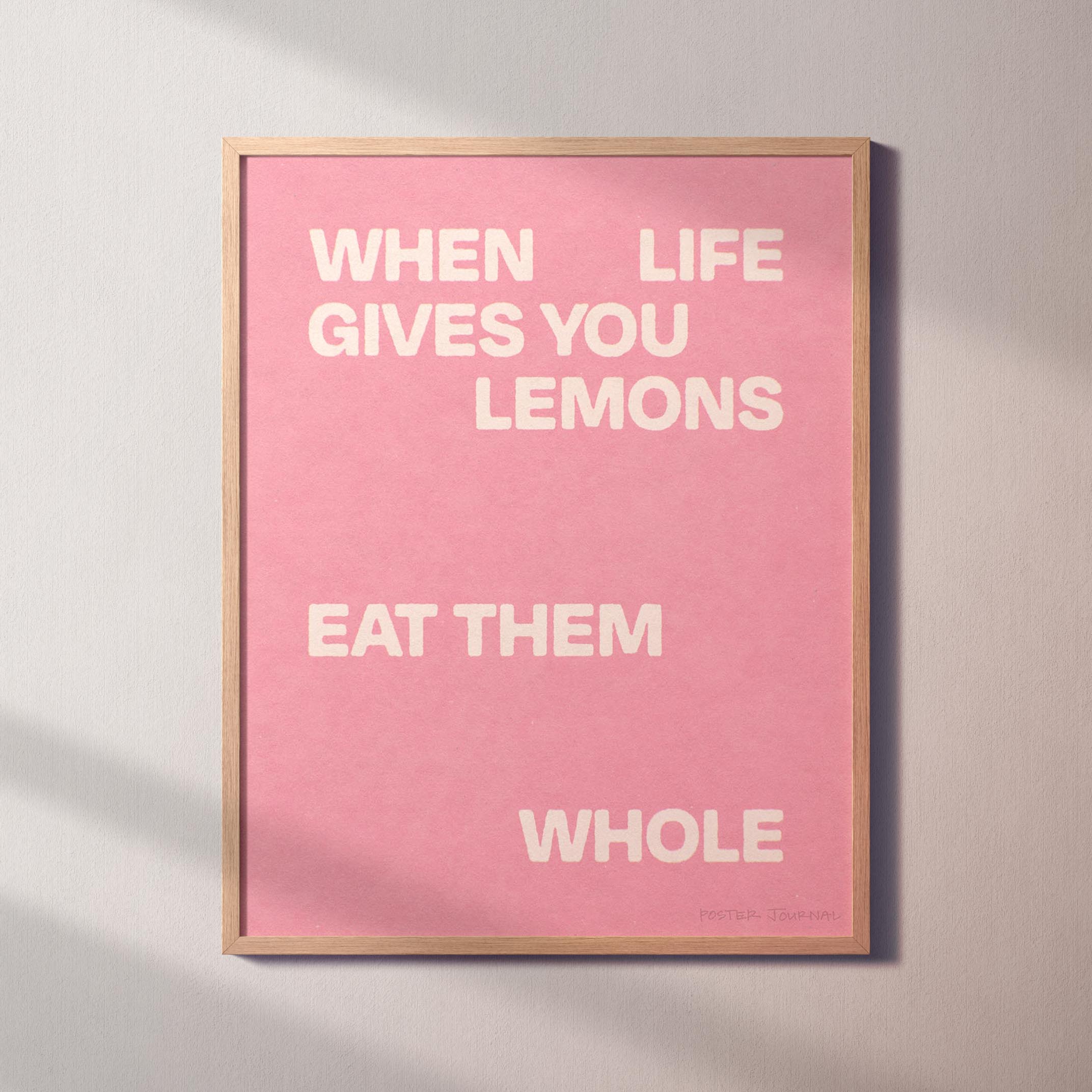 LEMONS PRINT
