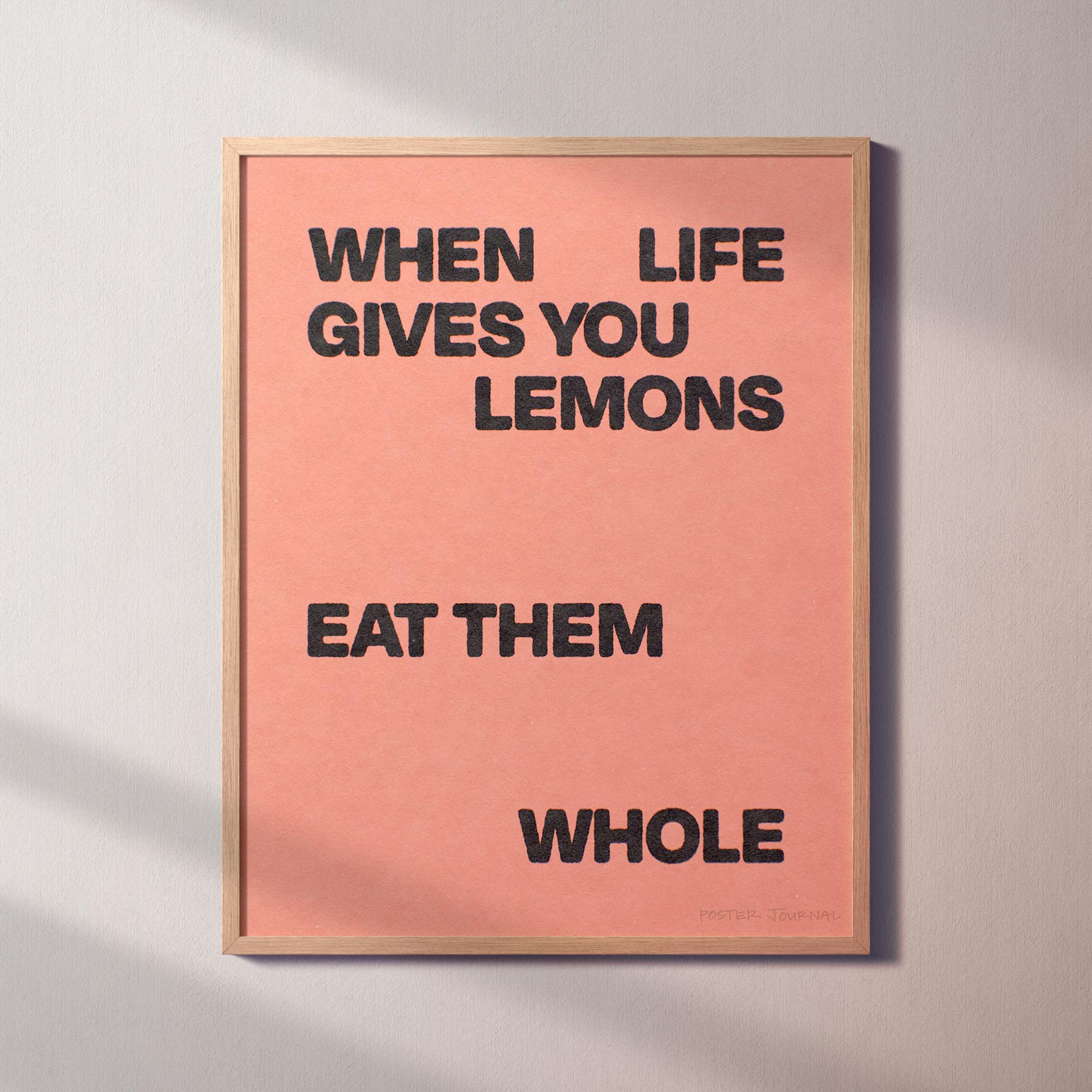 LEMONS PRINT