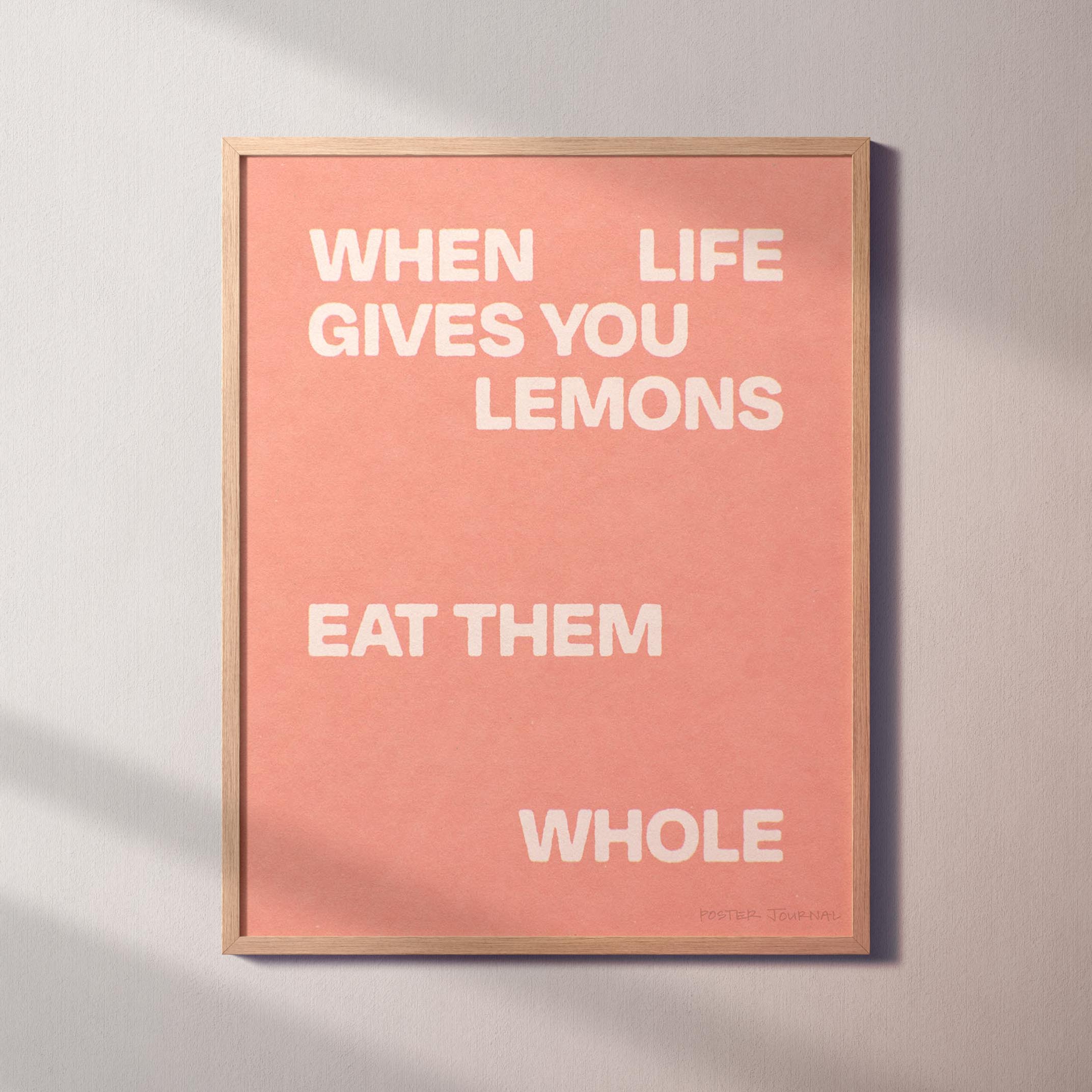 LEMONS PRINT