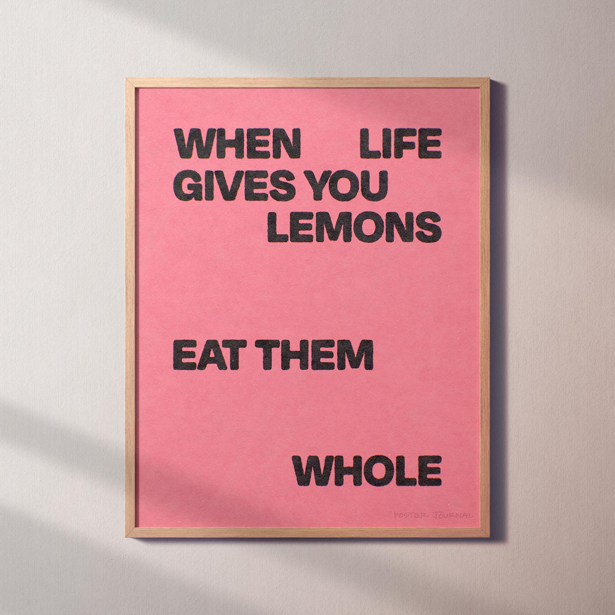 LEMONS PRINT