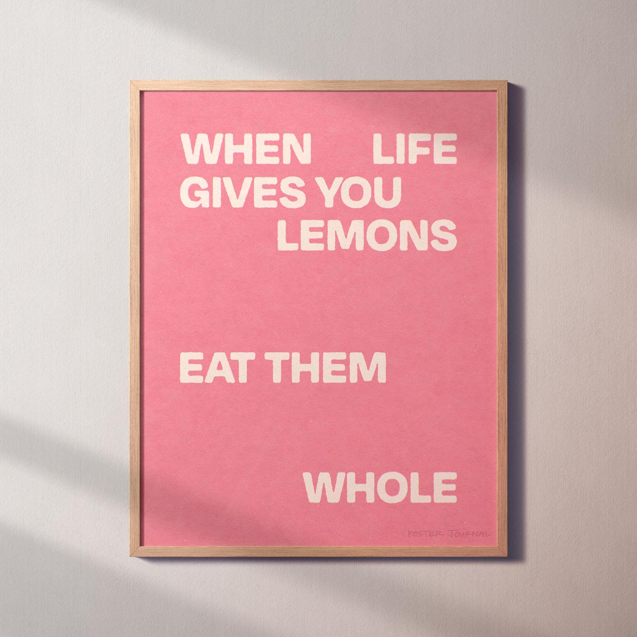 LEMONS PRINT