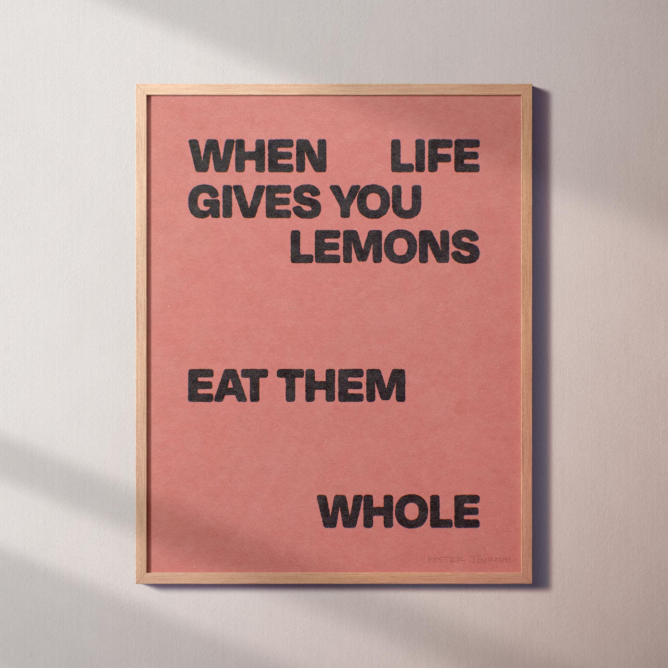 LEMONS PRINT