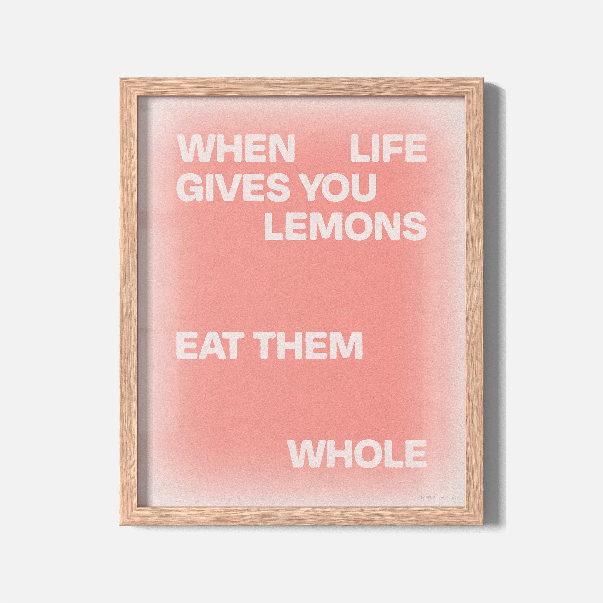 LEMONS PRINT