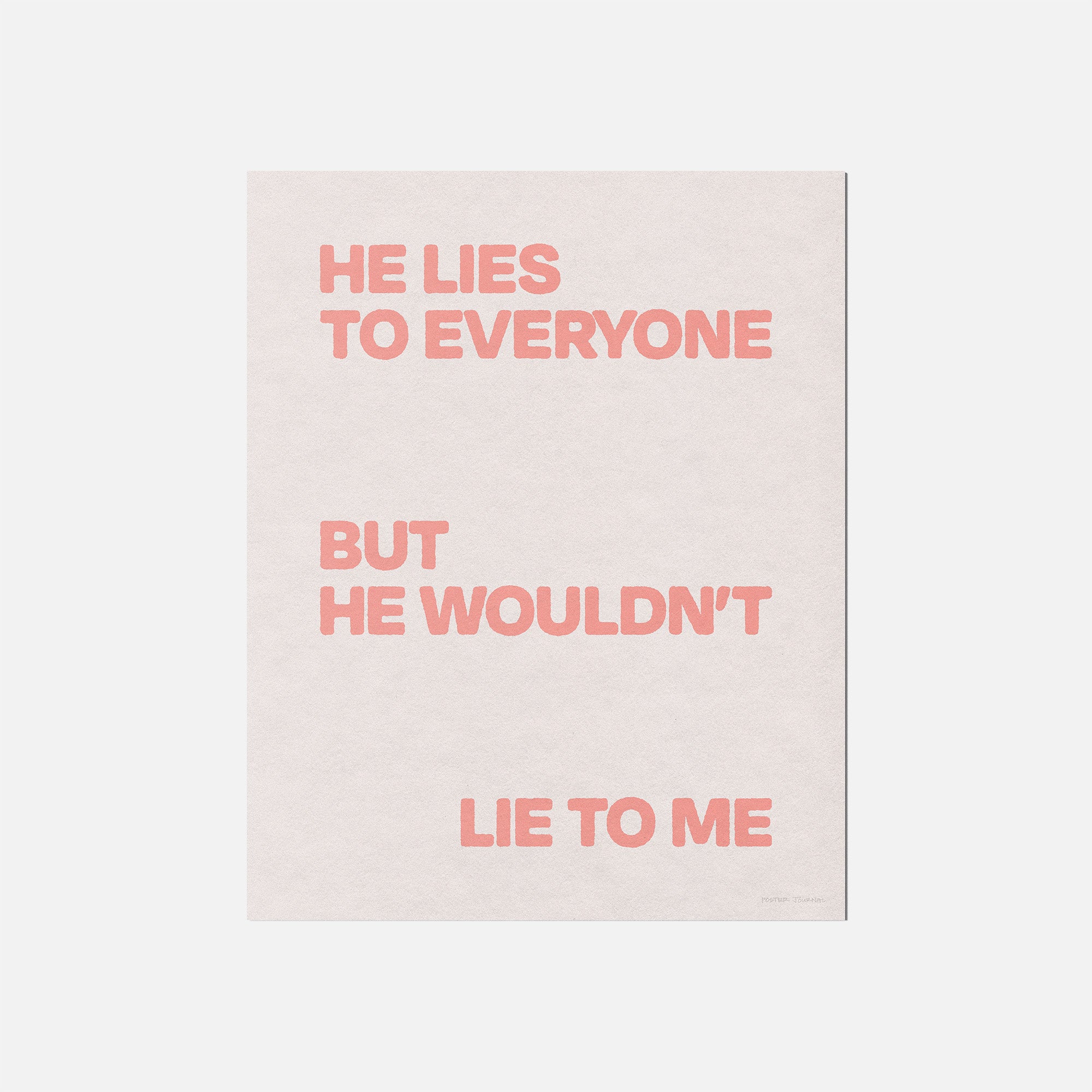 LIE PRINT