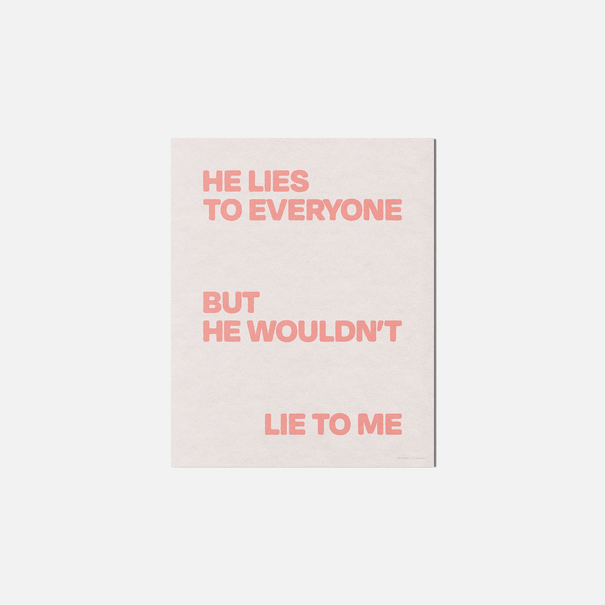 LIE PRINT