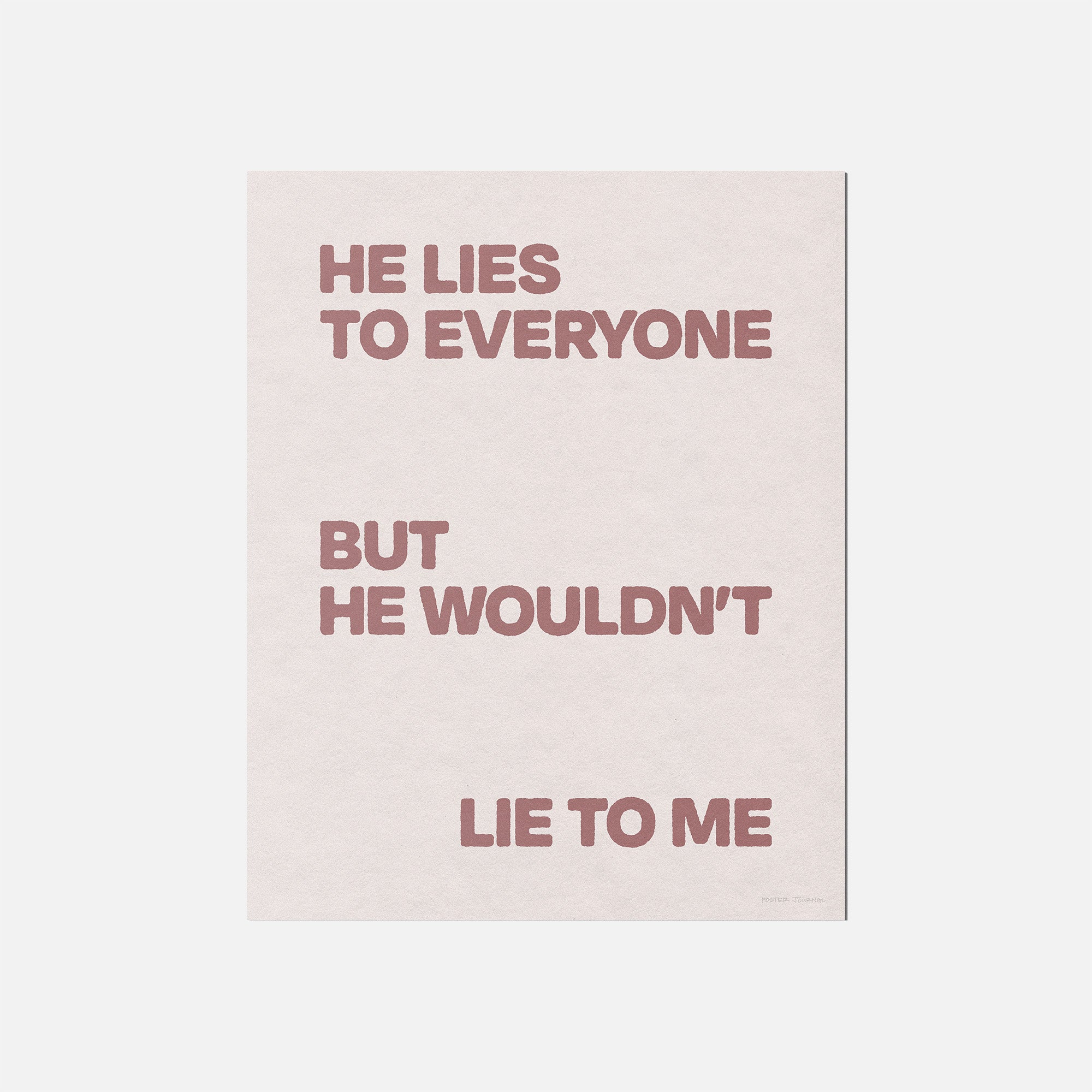 LIE PRINT