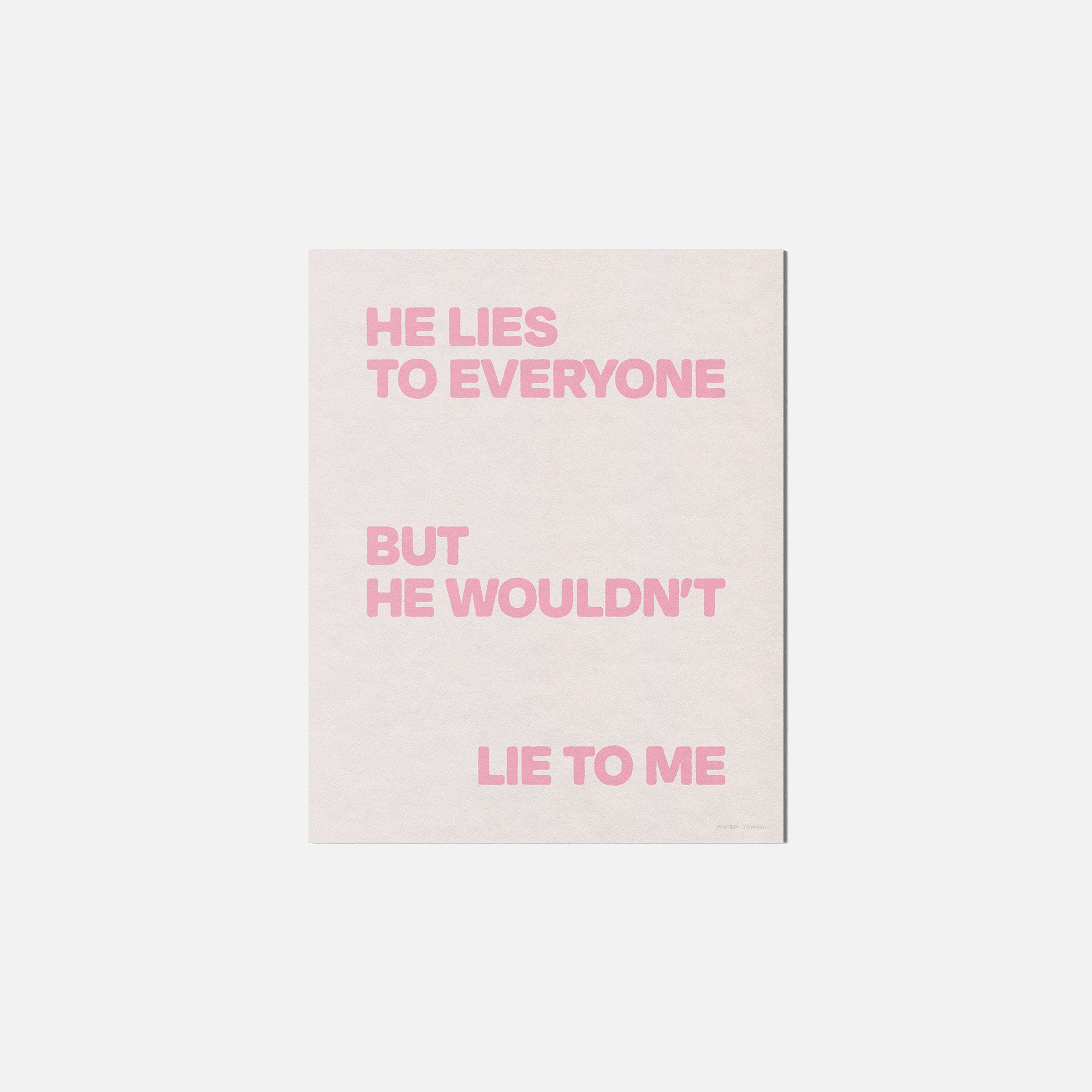 LIE PRINT