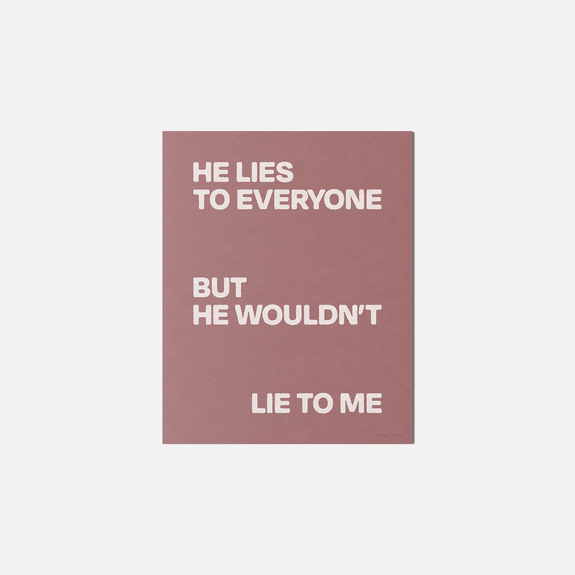 LIE PRINT