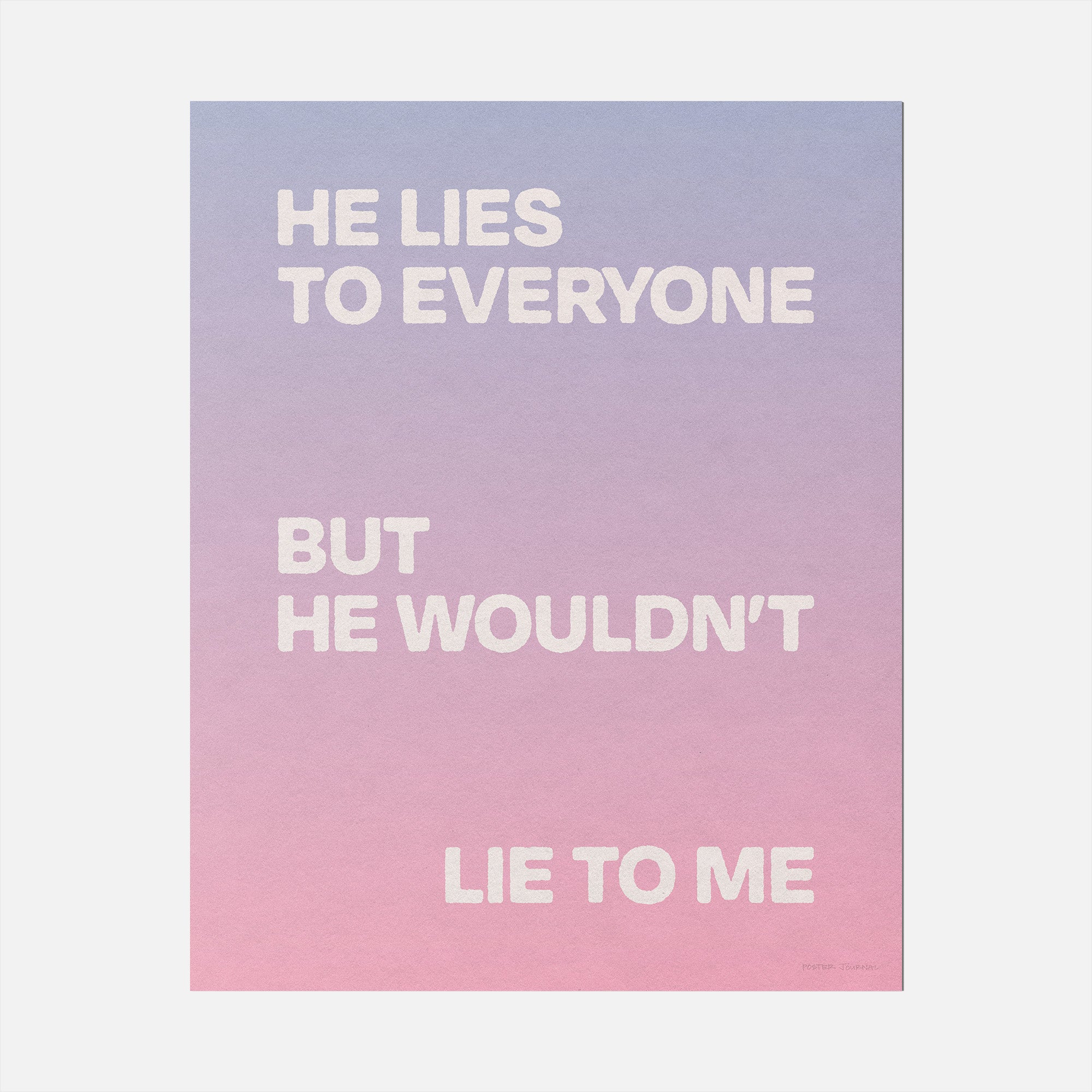 LIE PRINT