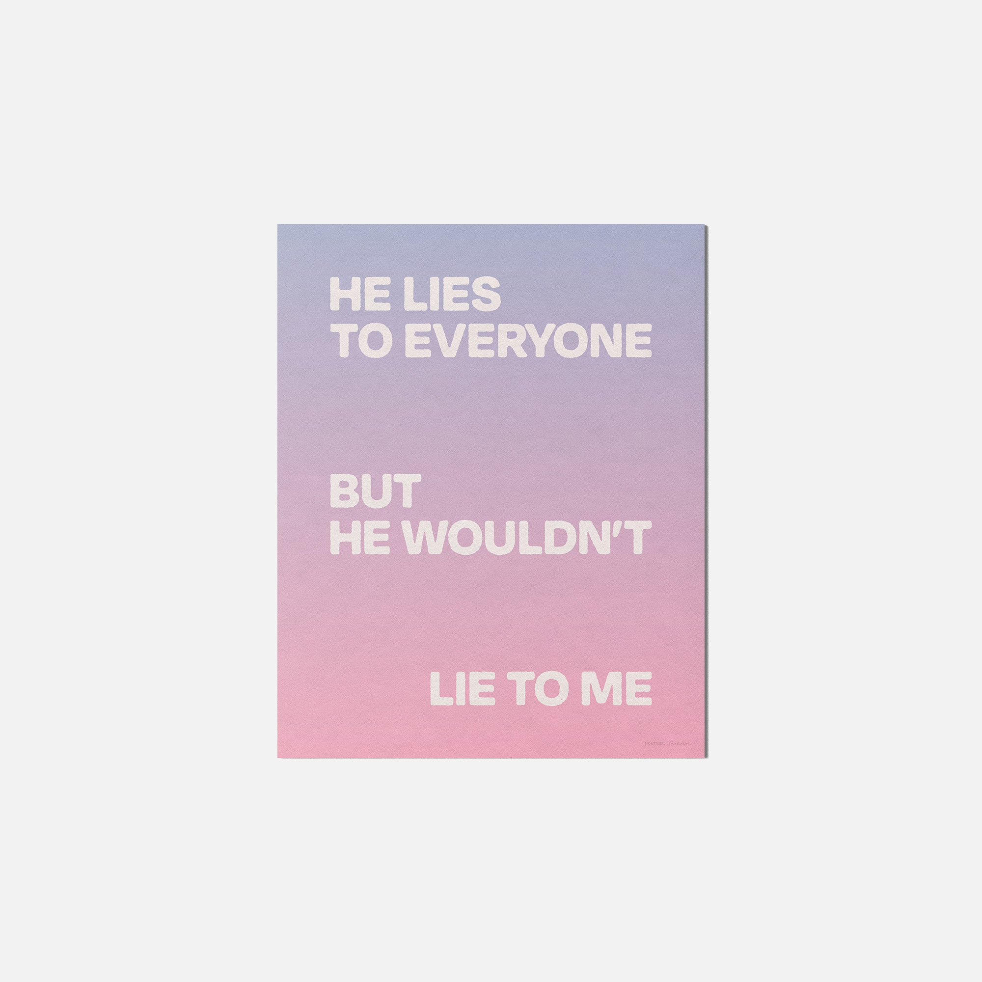 LIE PRINT