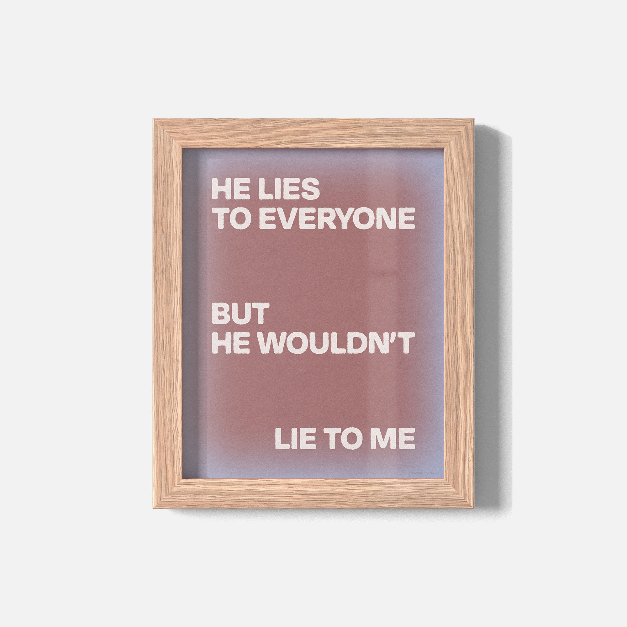 LIE PRINT