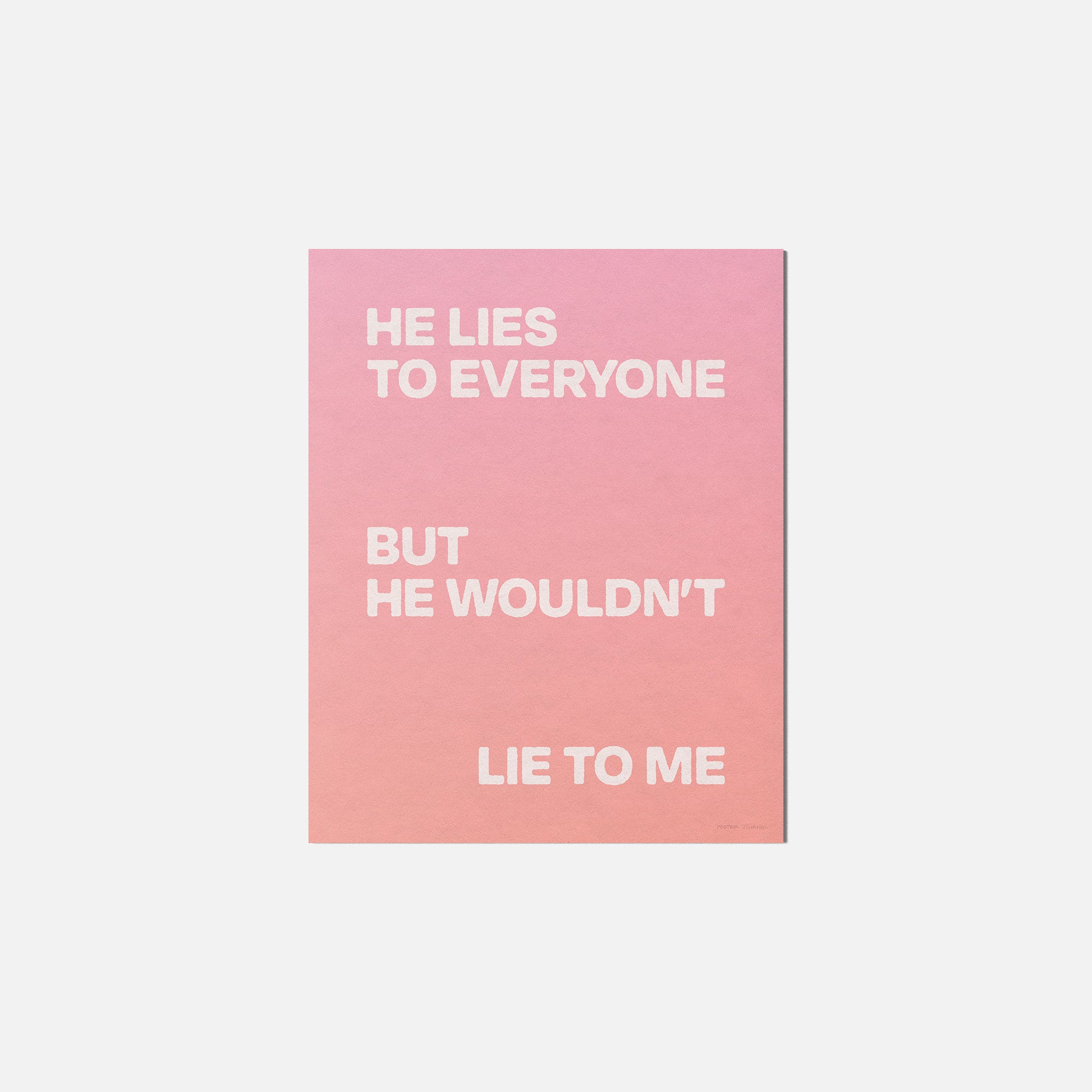 LIE PRINT
