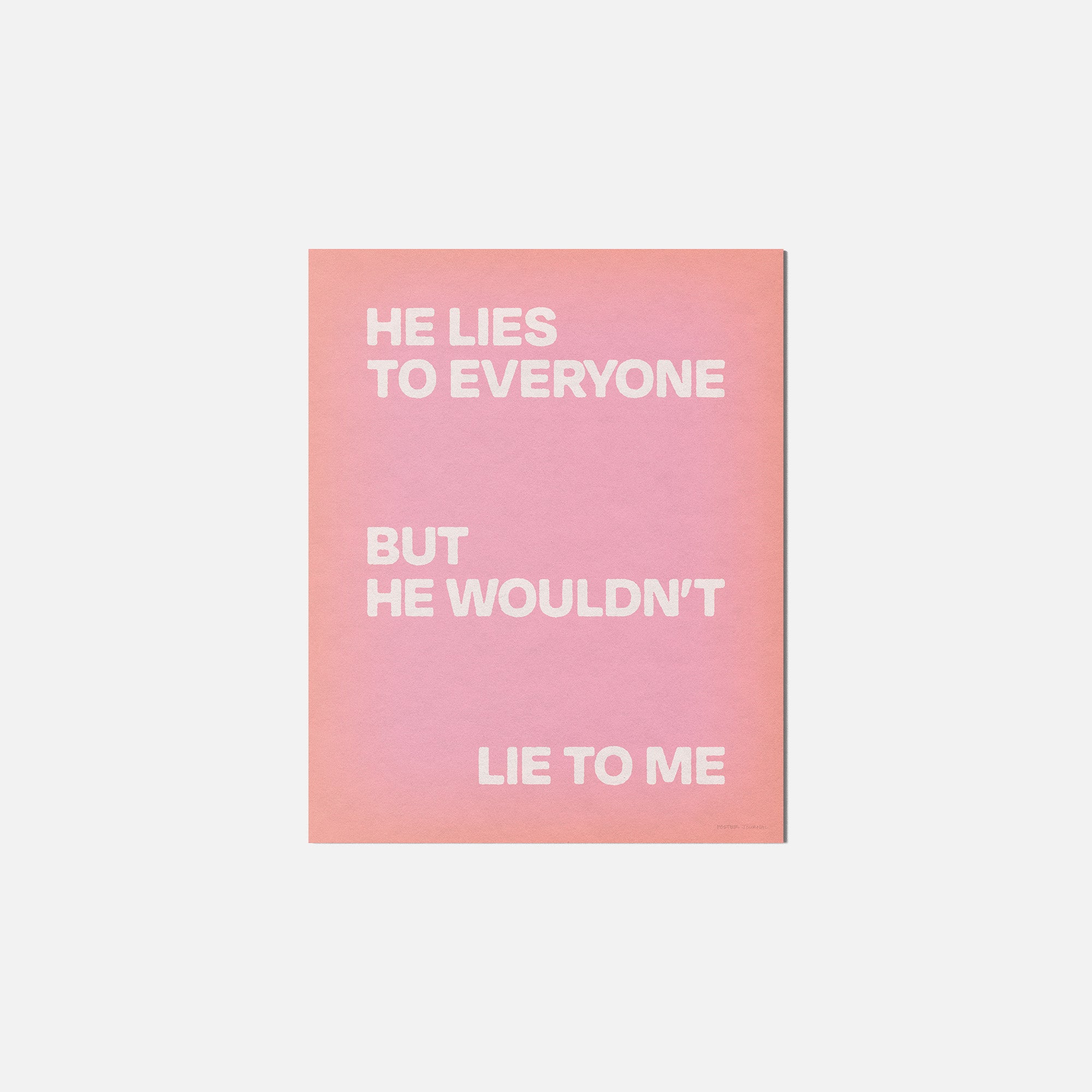 LIE PRINT
