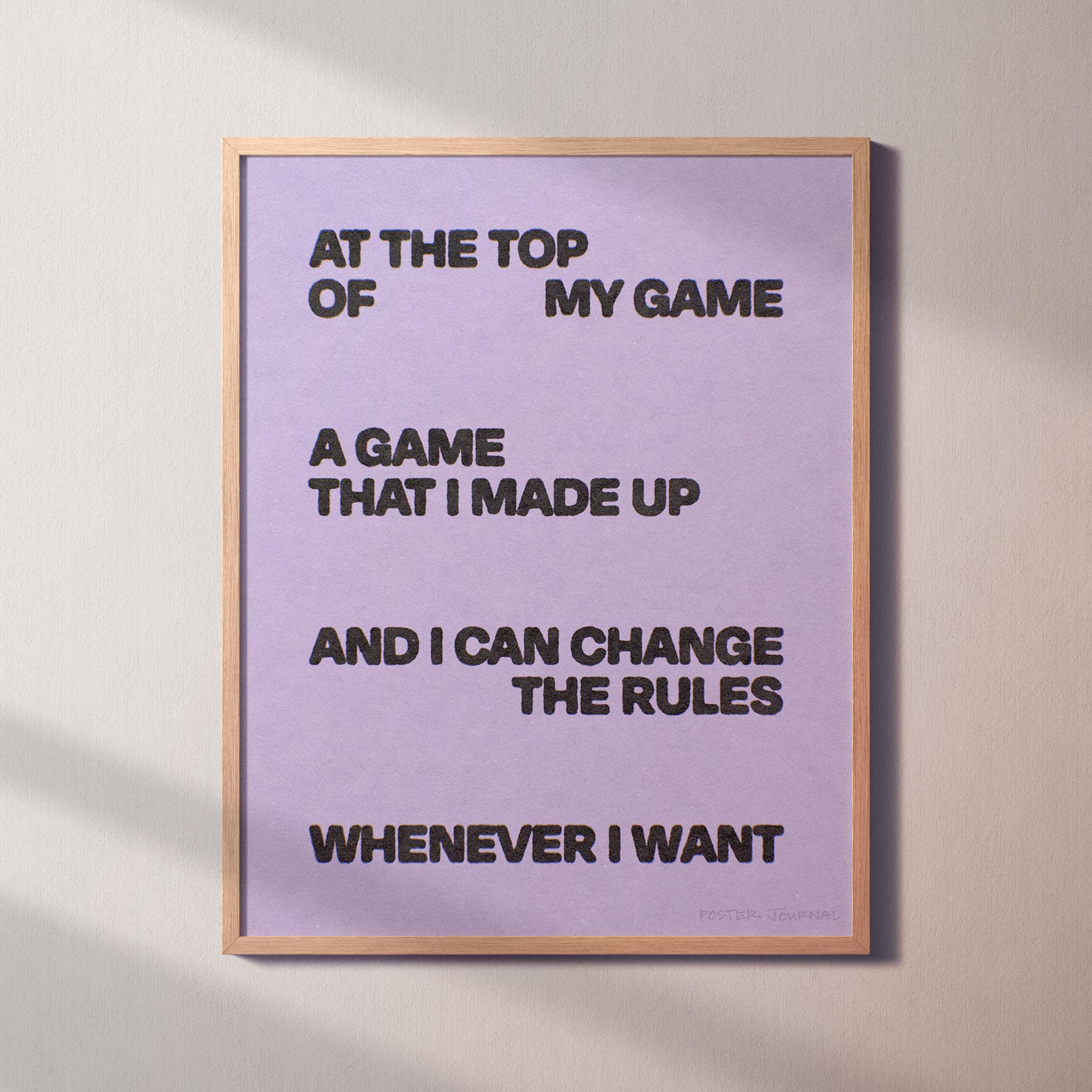 GAME PRINT