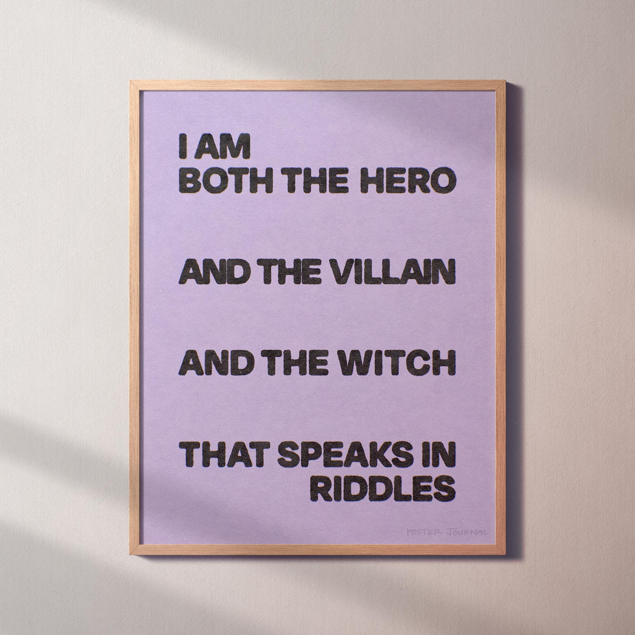VILLAIN PRINT