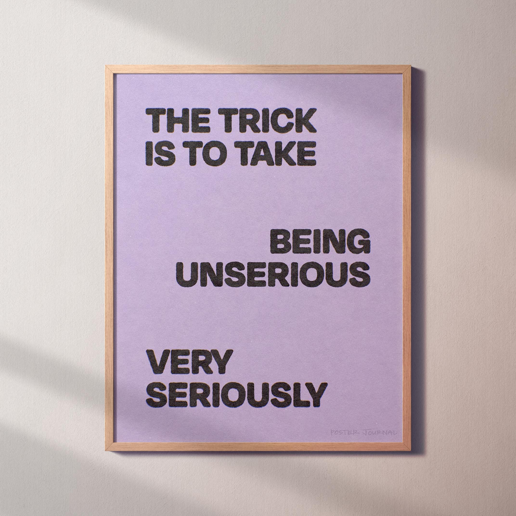 UNSERIOUS PRINT