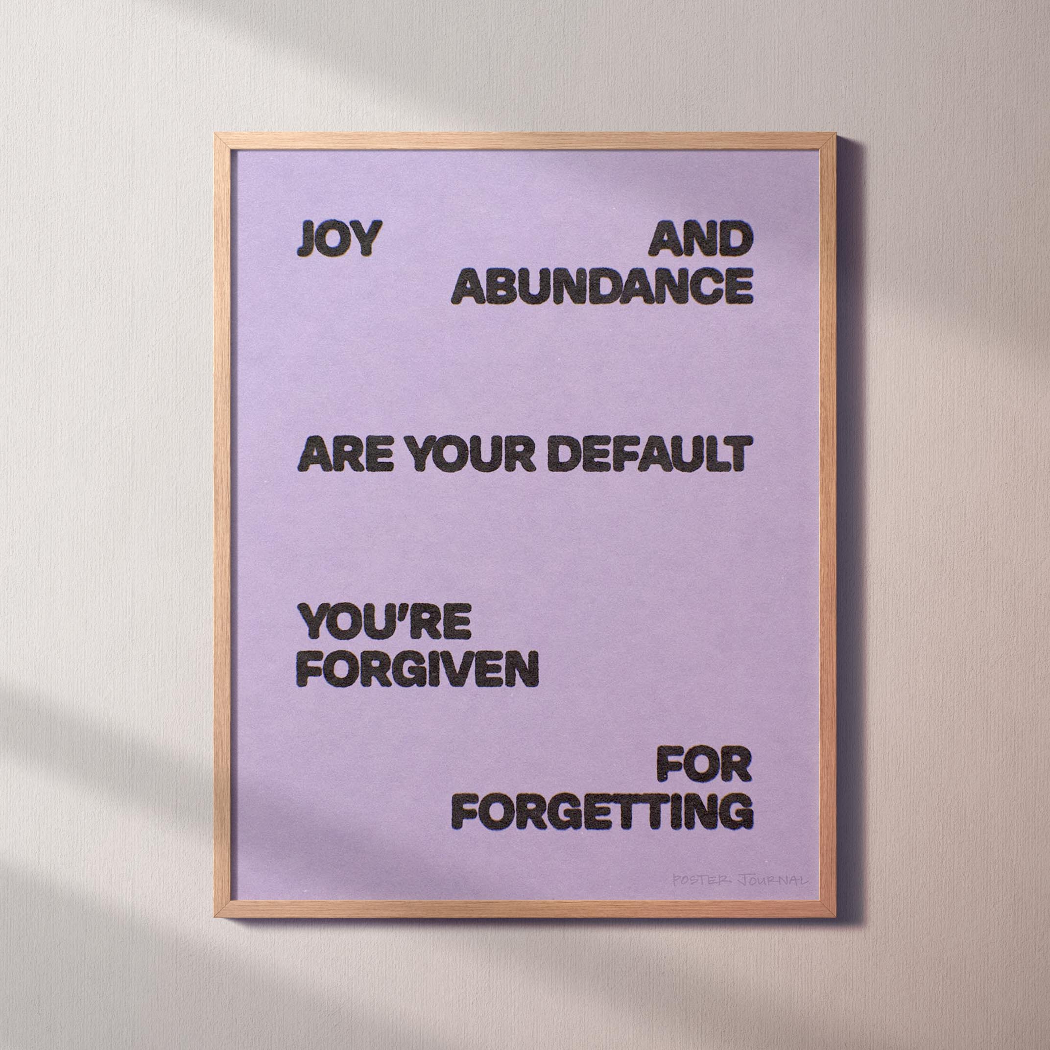 FORGIVEN PRINT