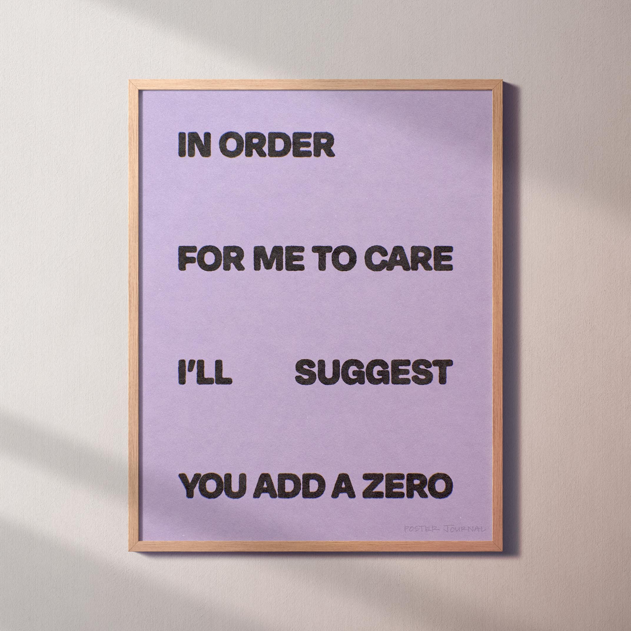 ZERO PRINT