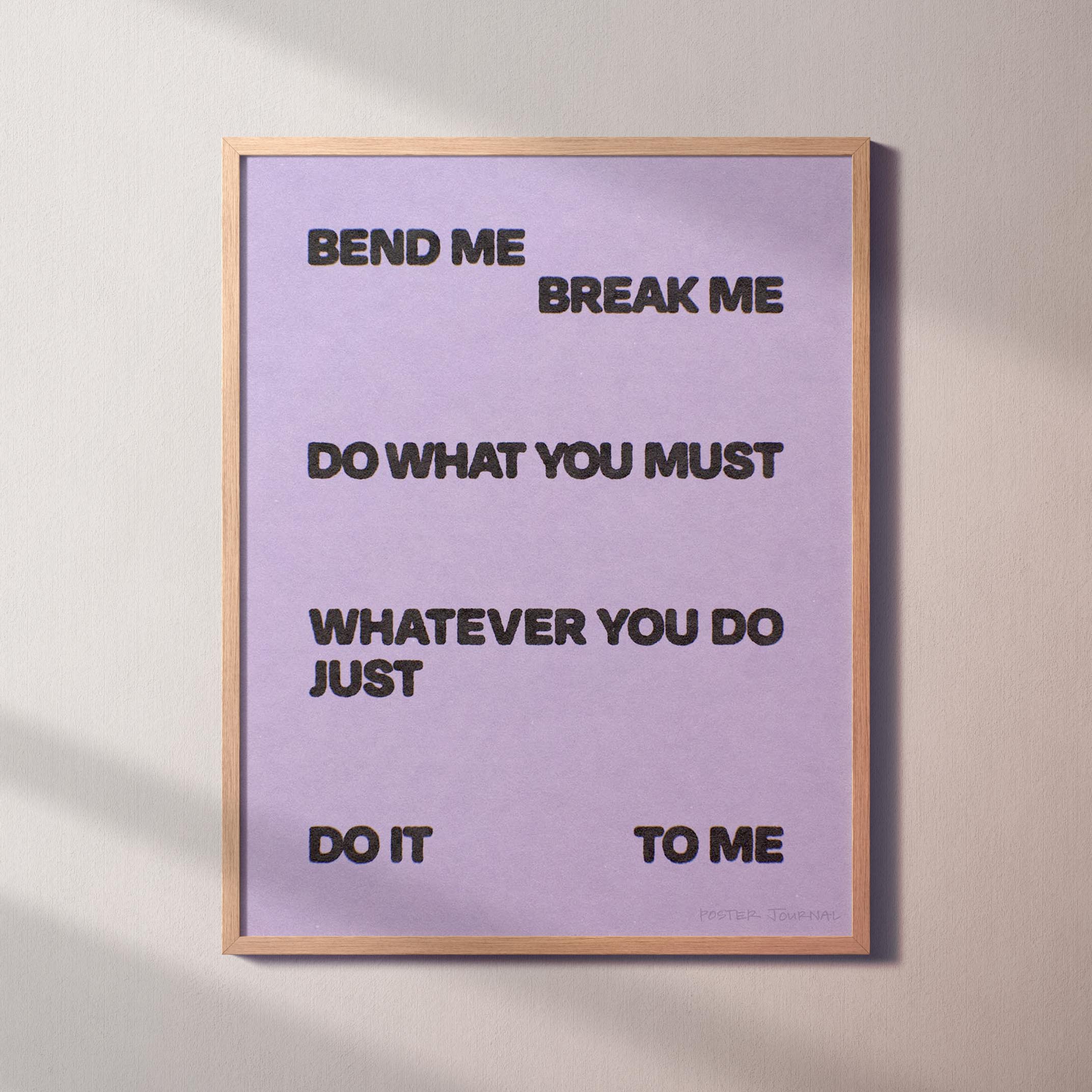 BEND PRINT