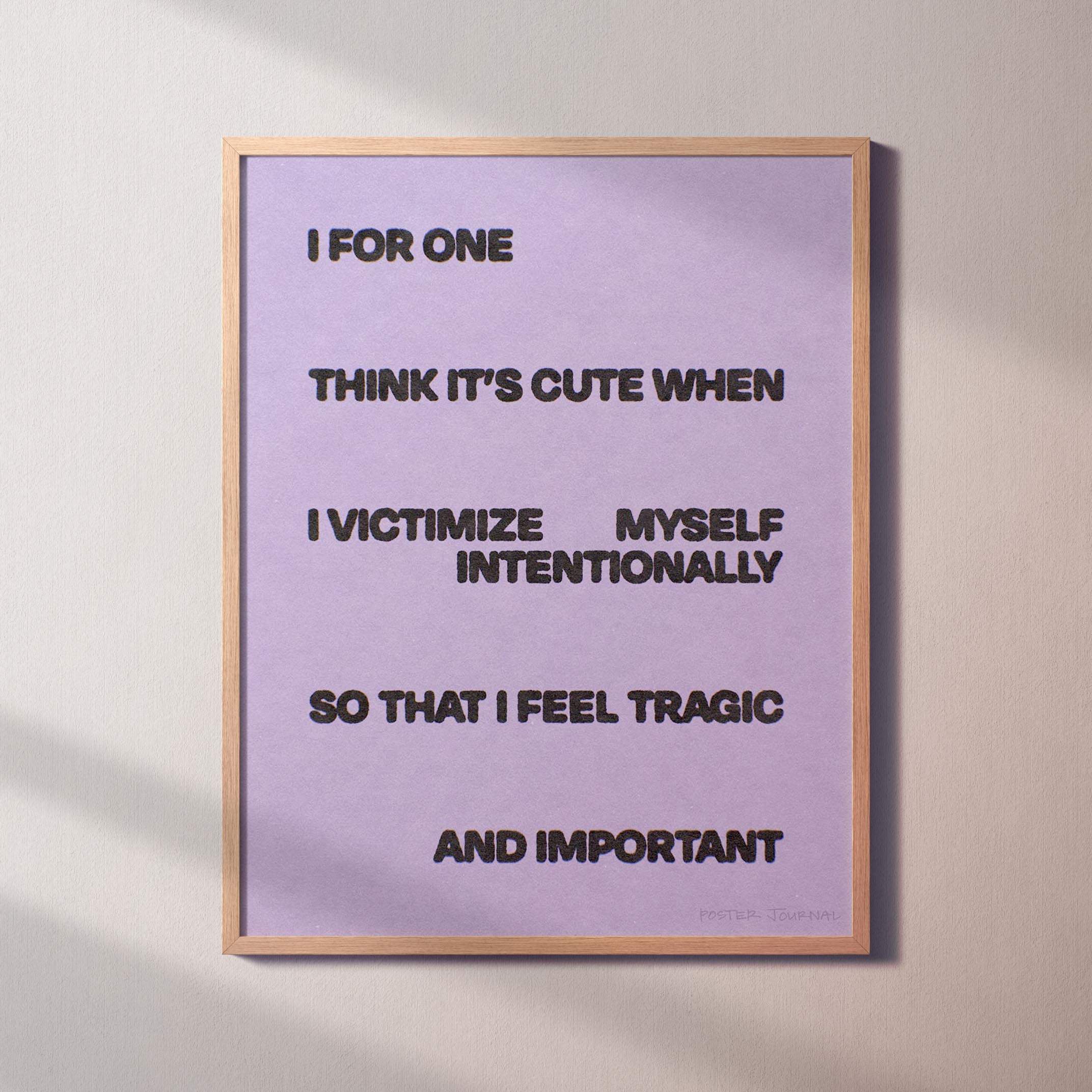 TRAGIC PRINT