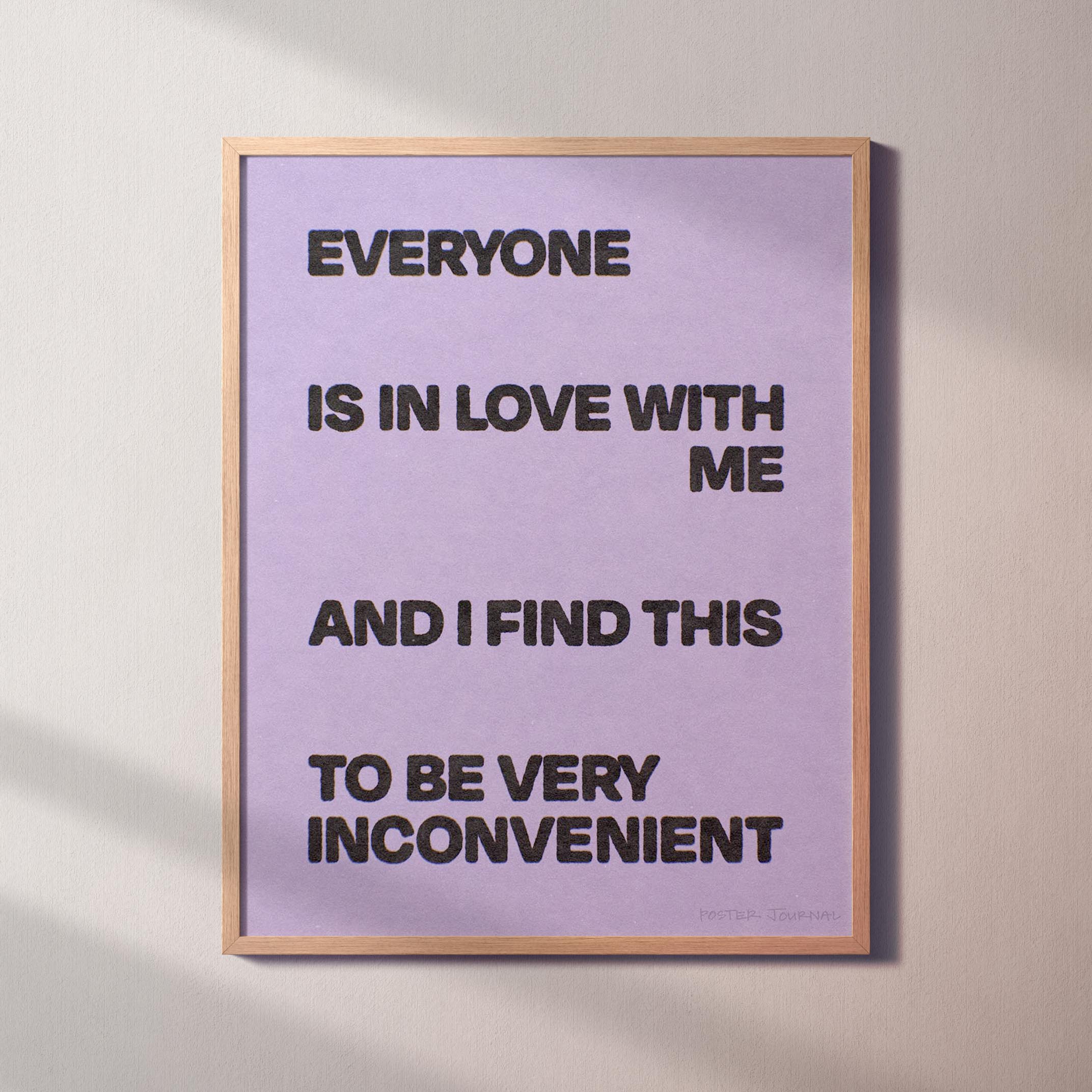 INCONVENIENT PRINT