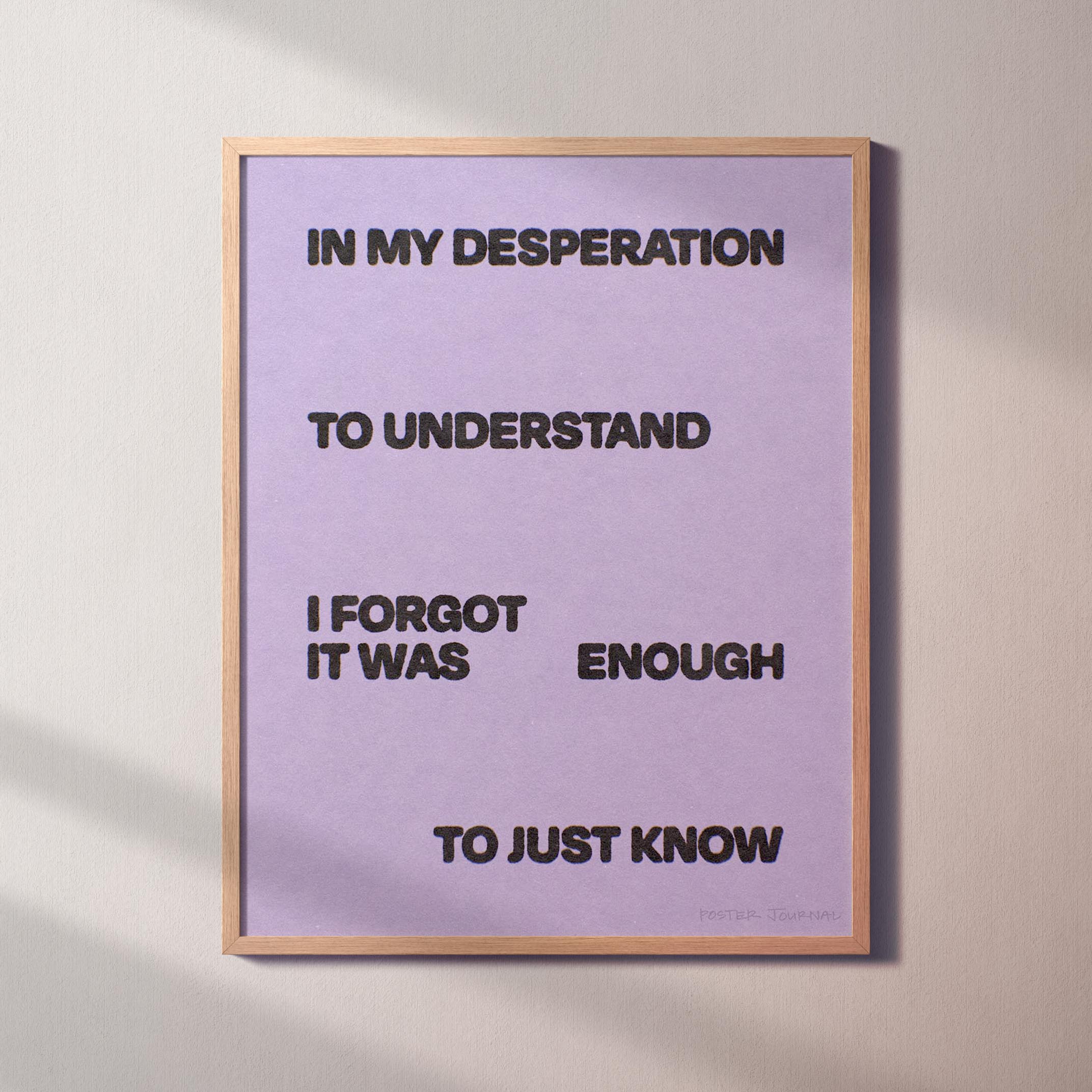 DESPERATION PRINT
