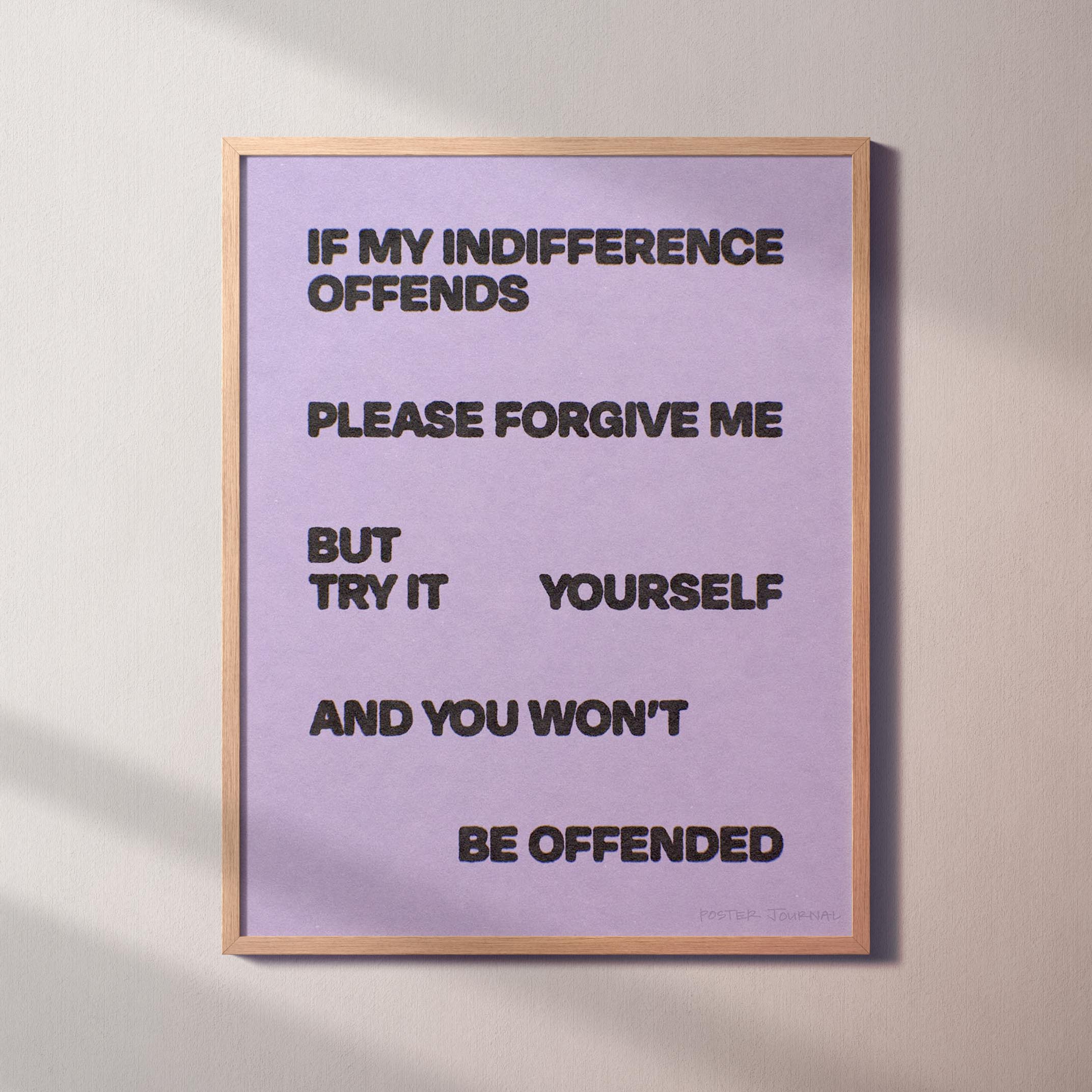 INDIFFERENCE PRINT