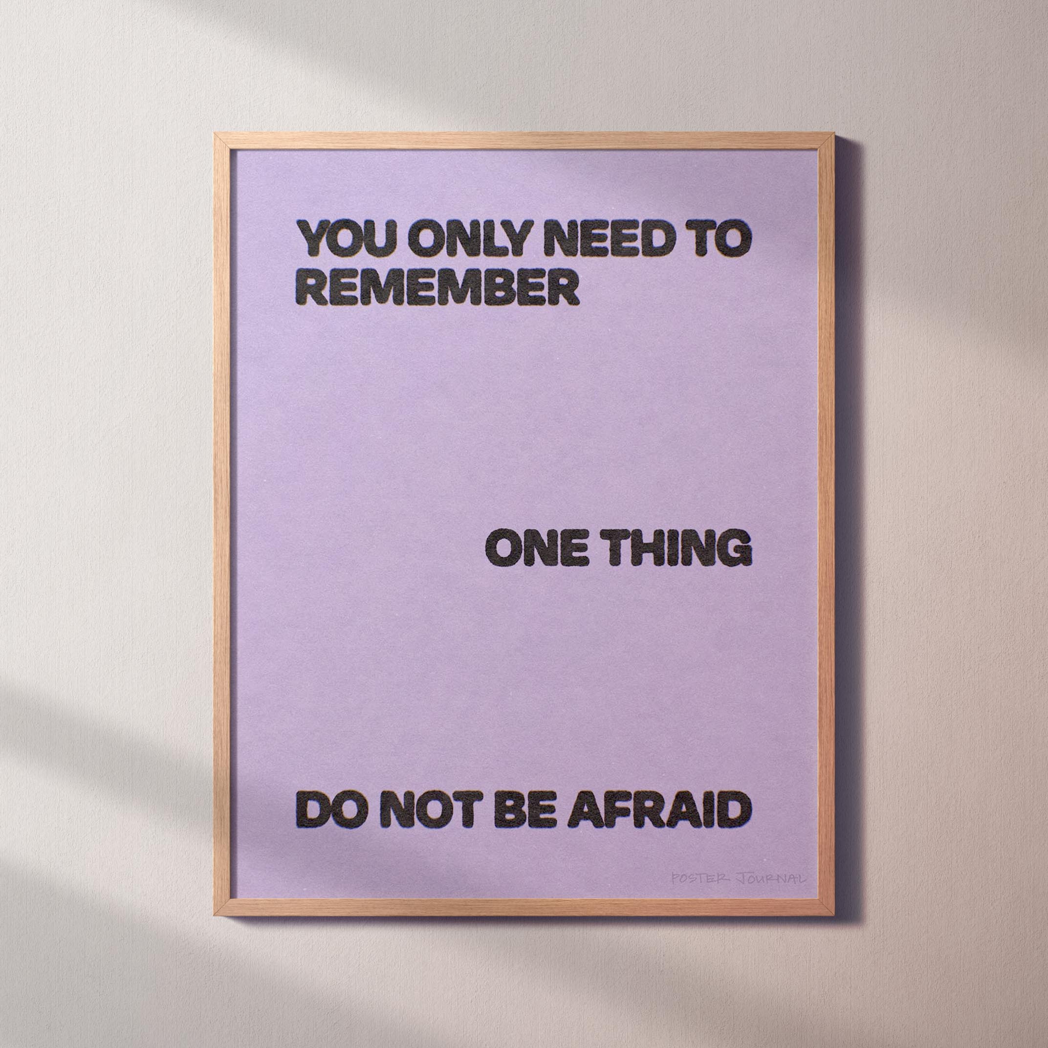 AFRAID PRINT