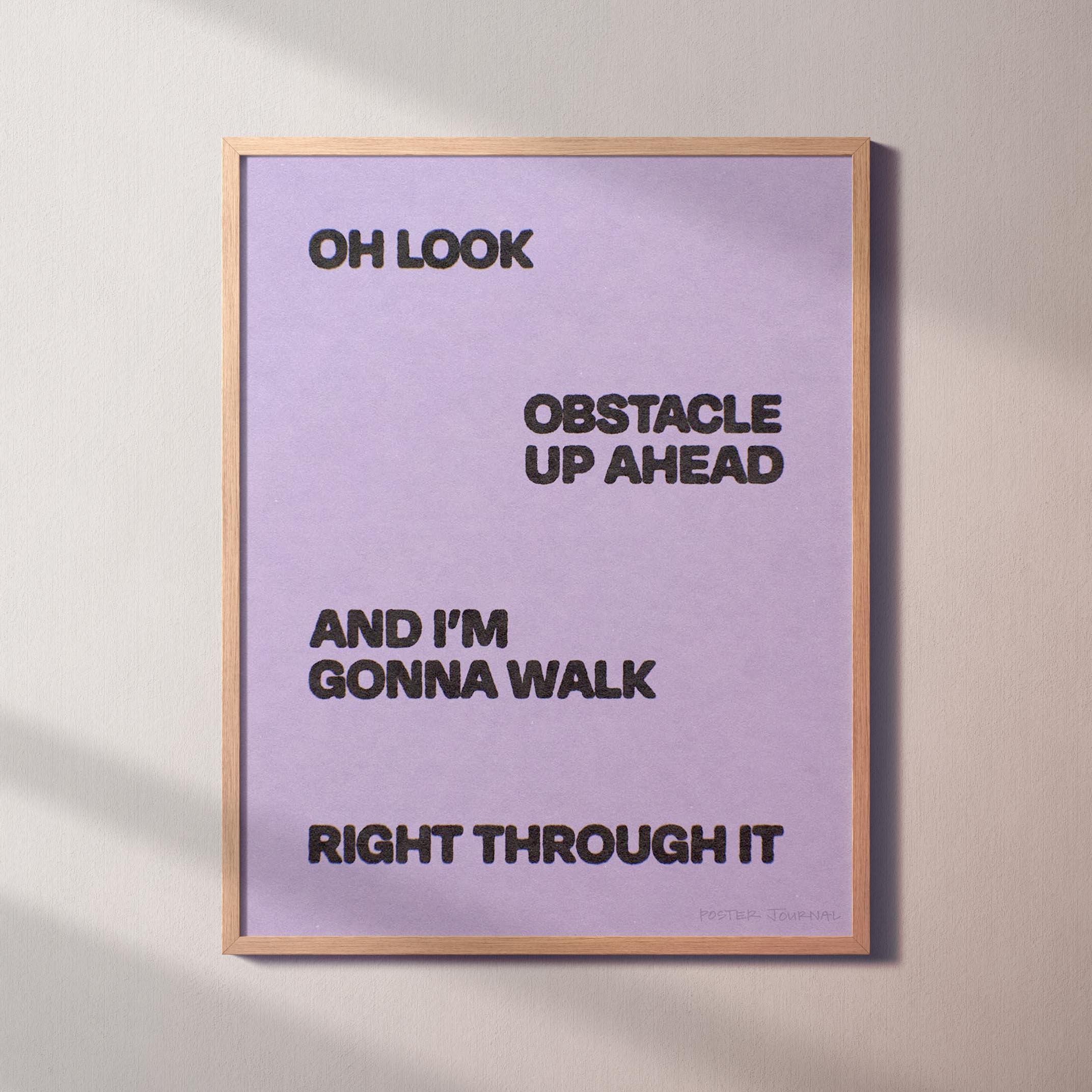 OBSTACLE PRINT