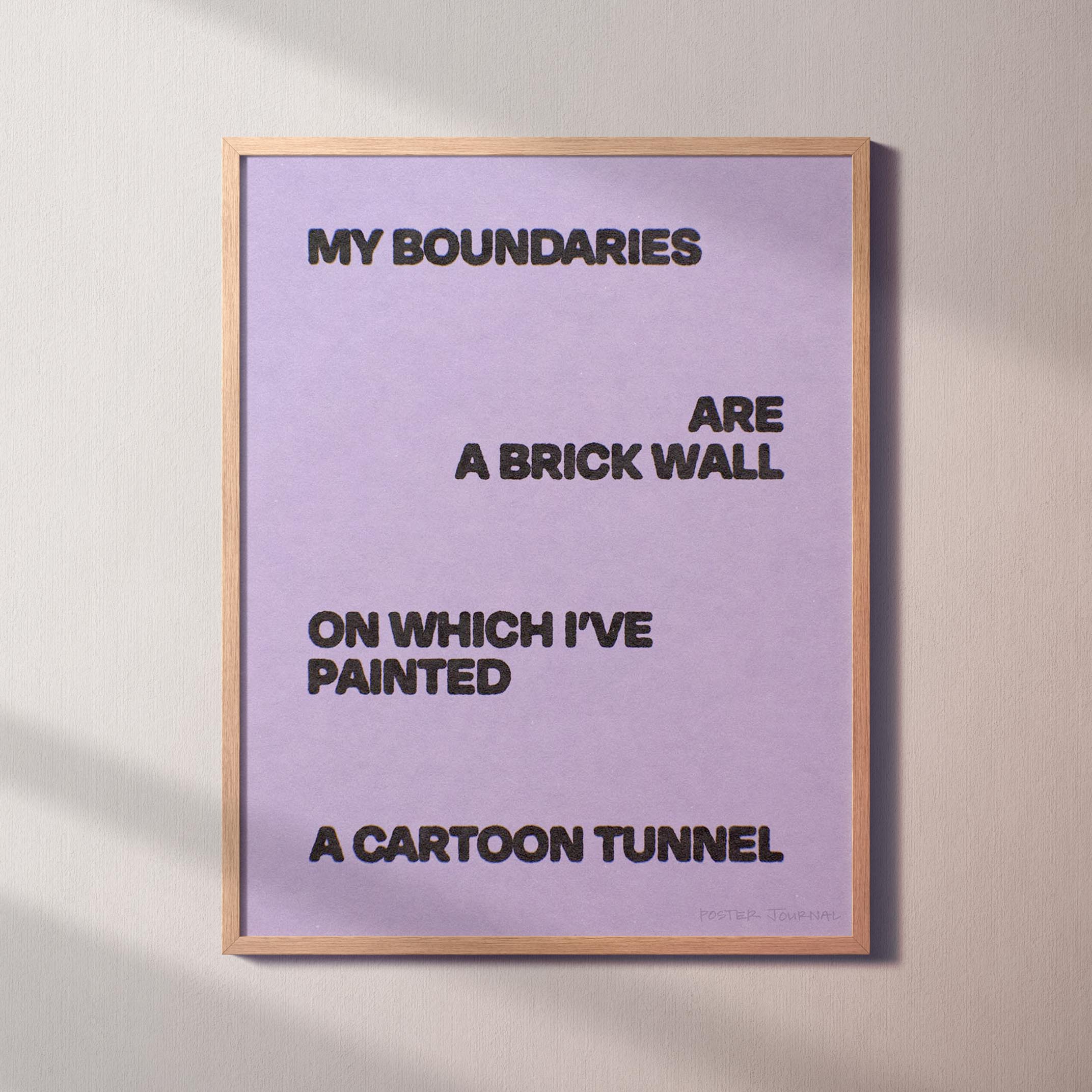 BOUNDARIES PRINT
