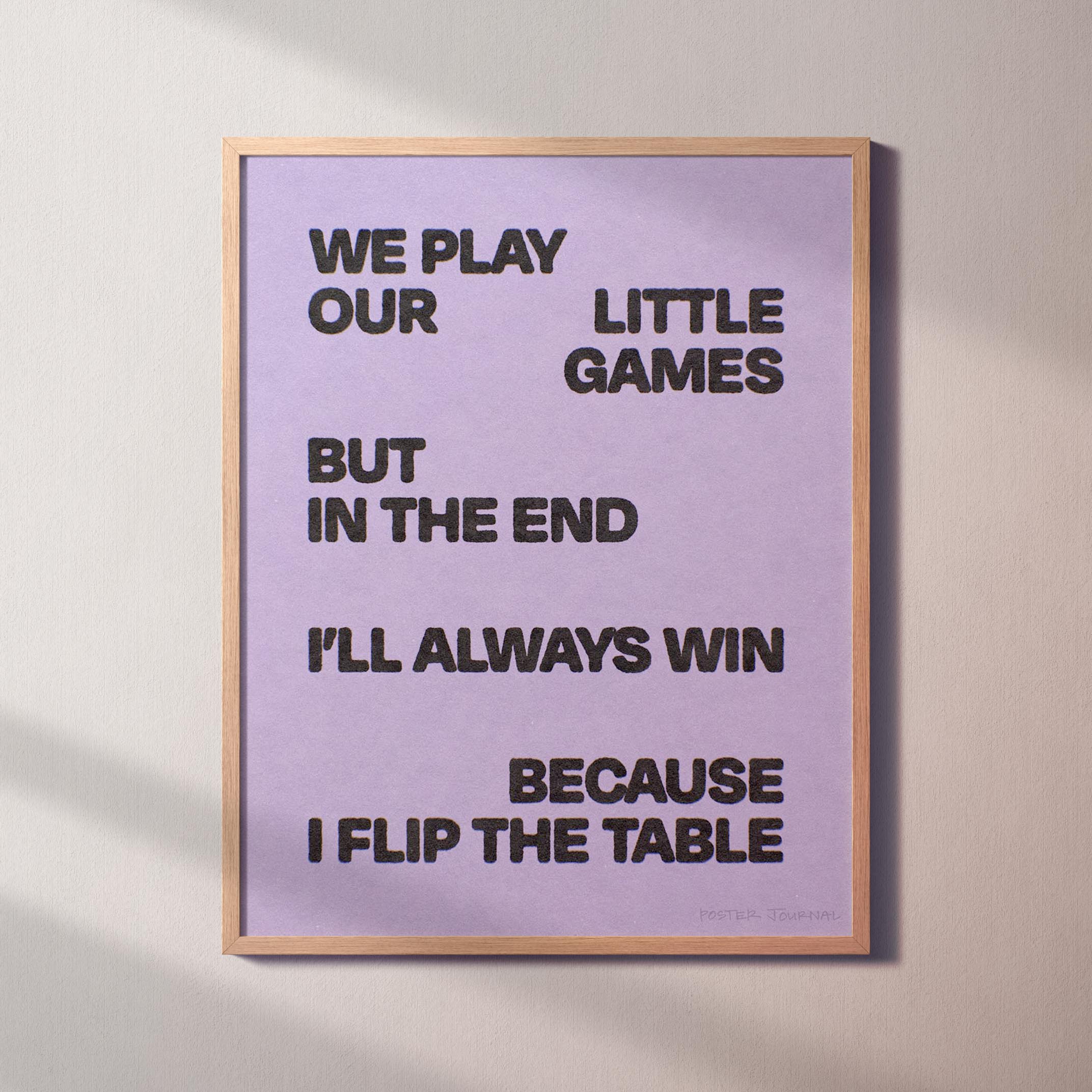 TABLE PRINT