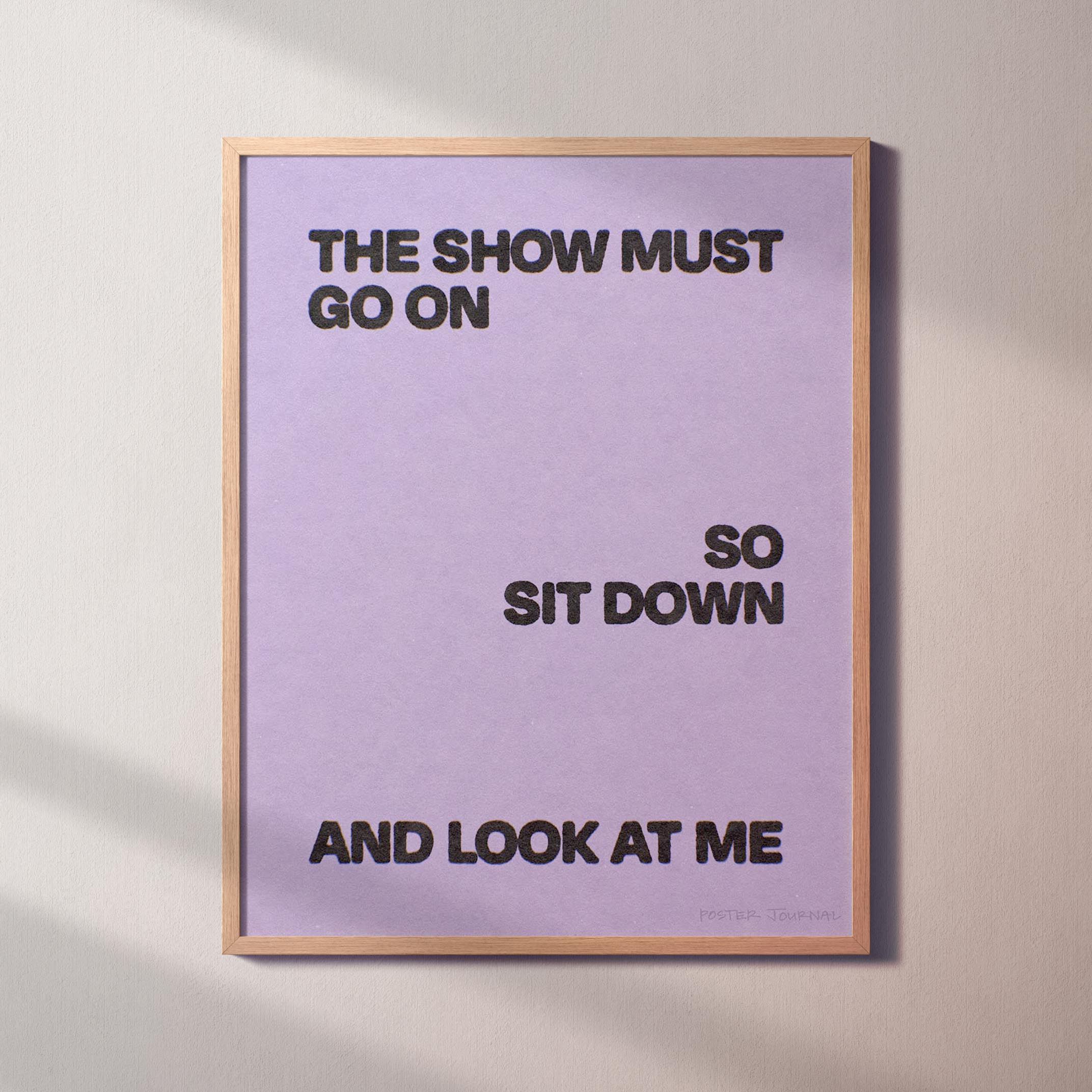 SHOW PRINT