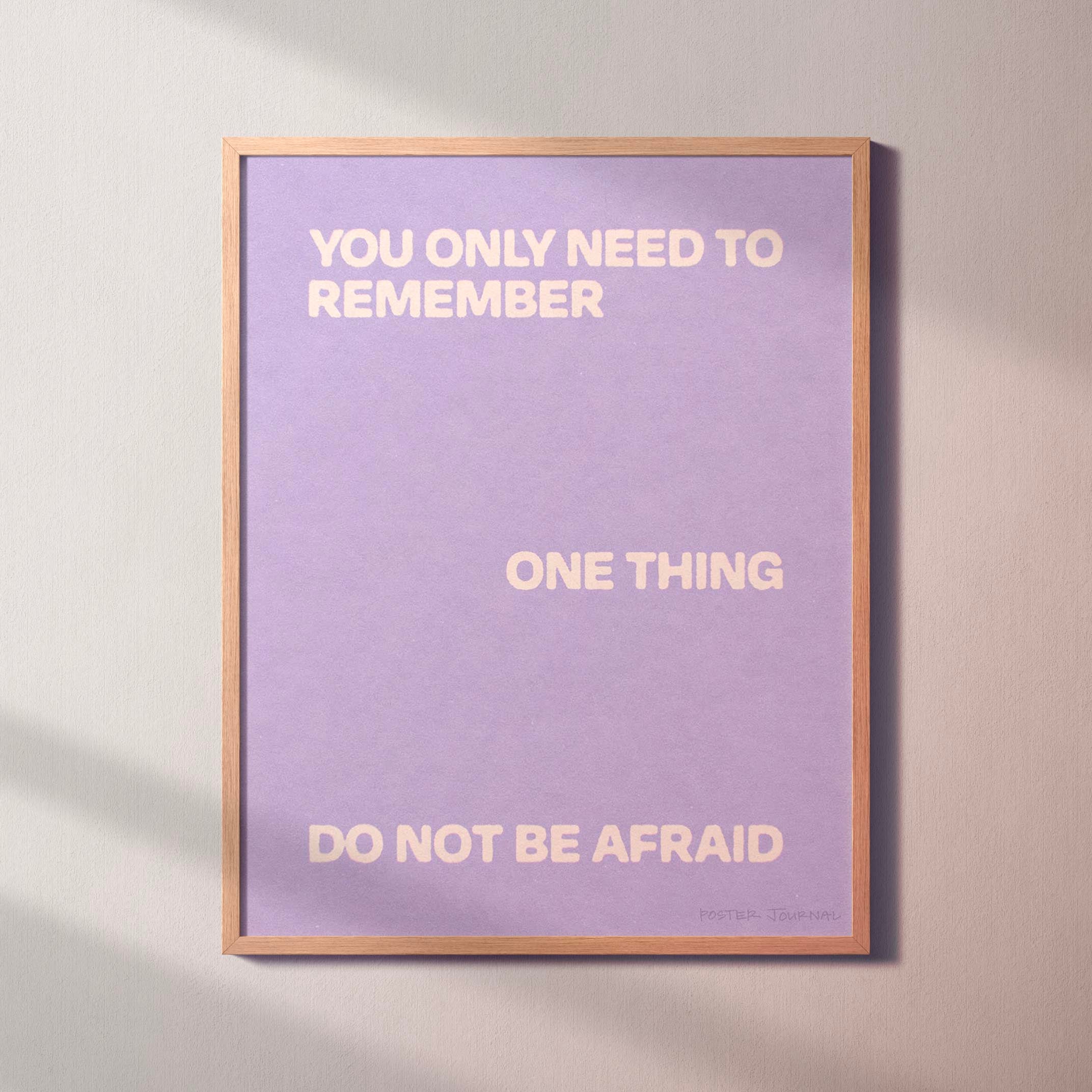 AFRAID PRINT