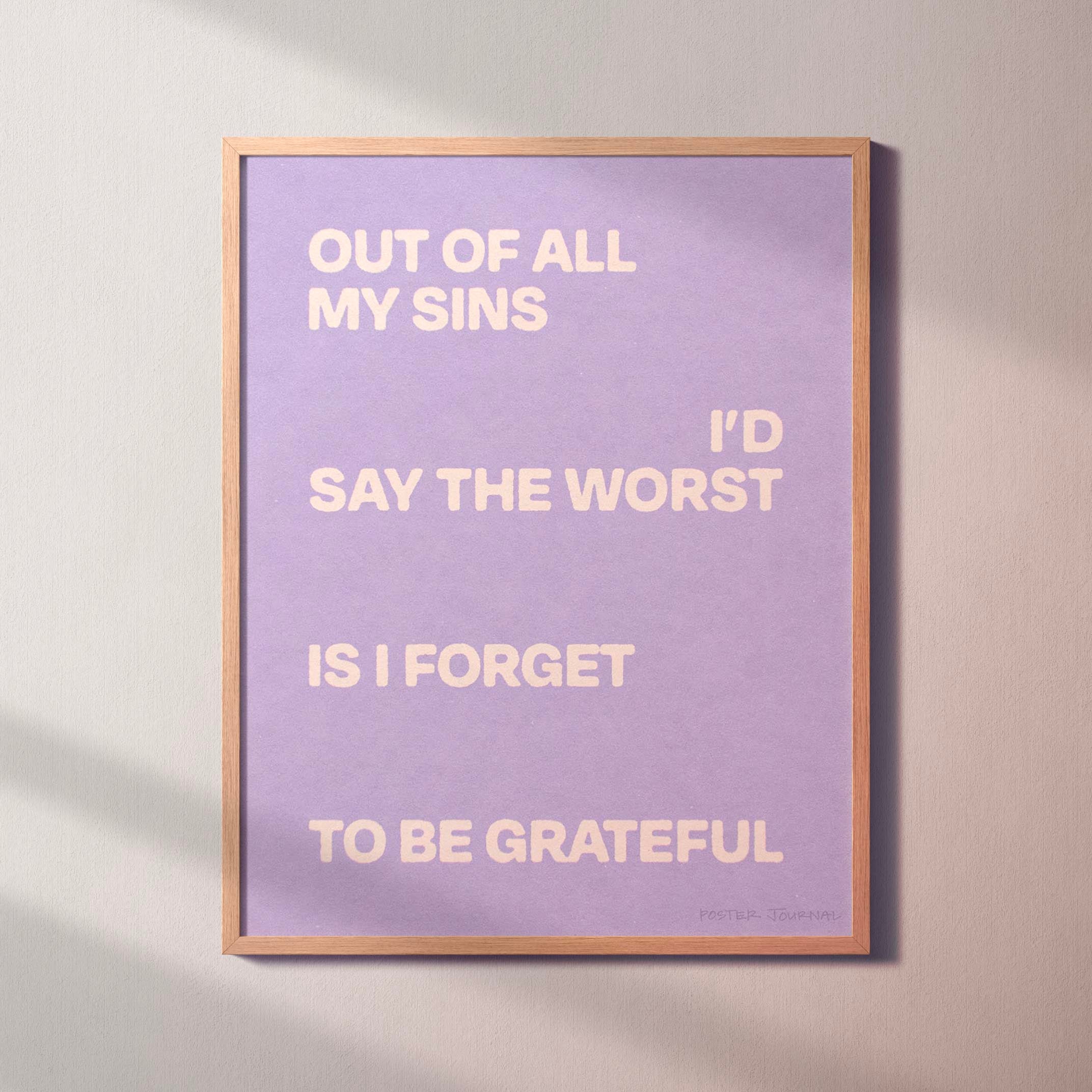 GRATEFUL PRINT