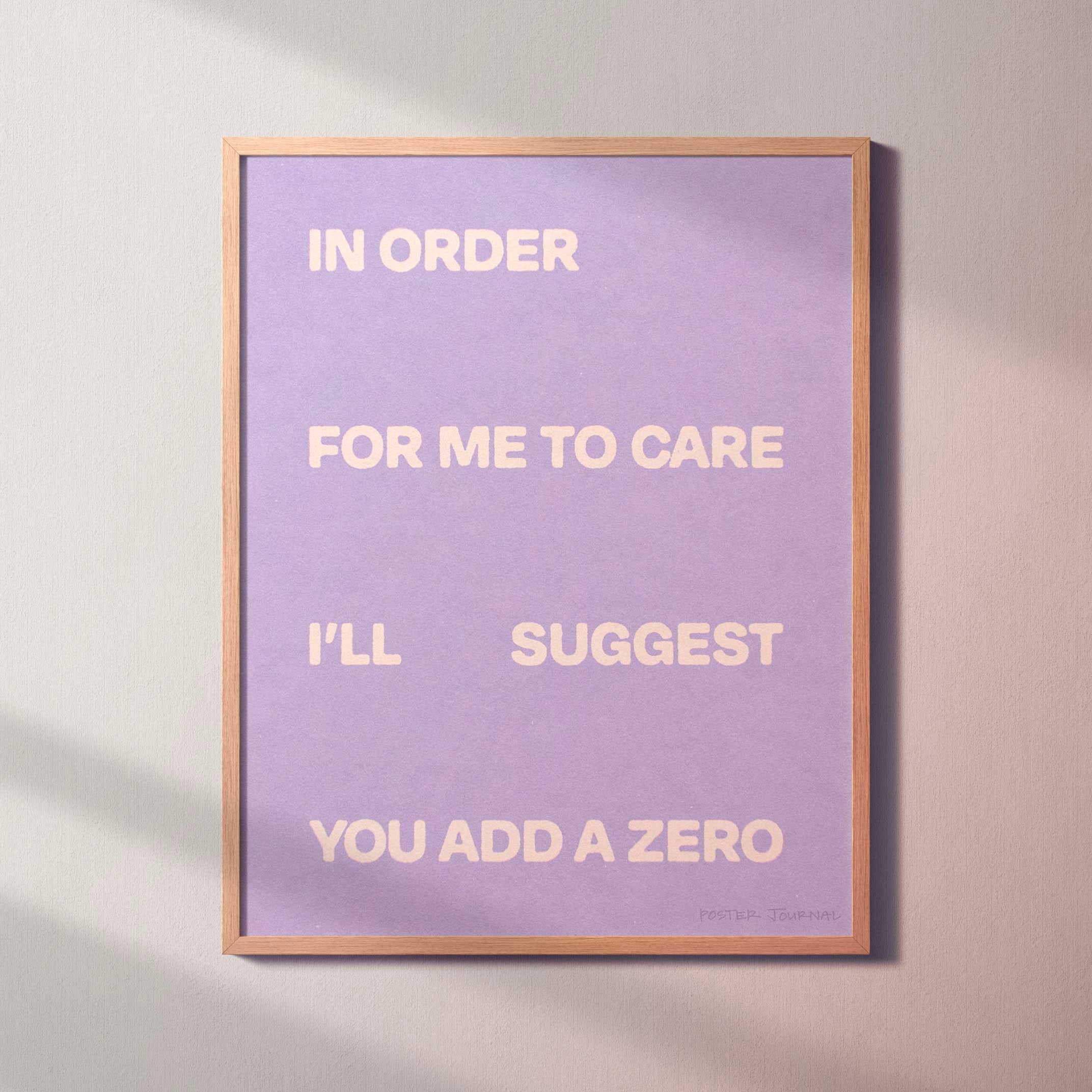 ZERO PRINT