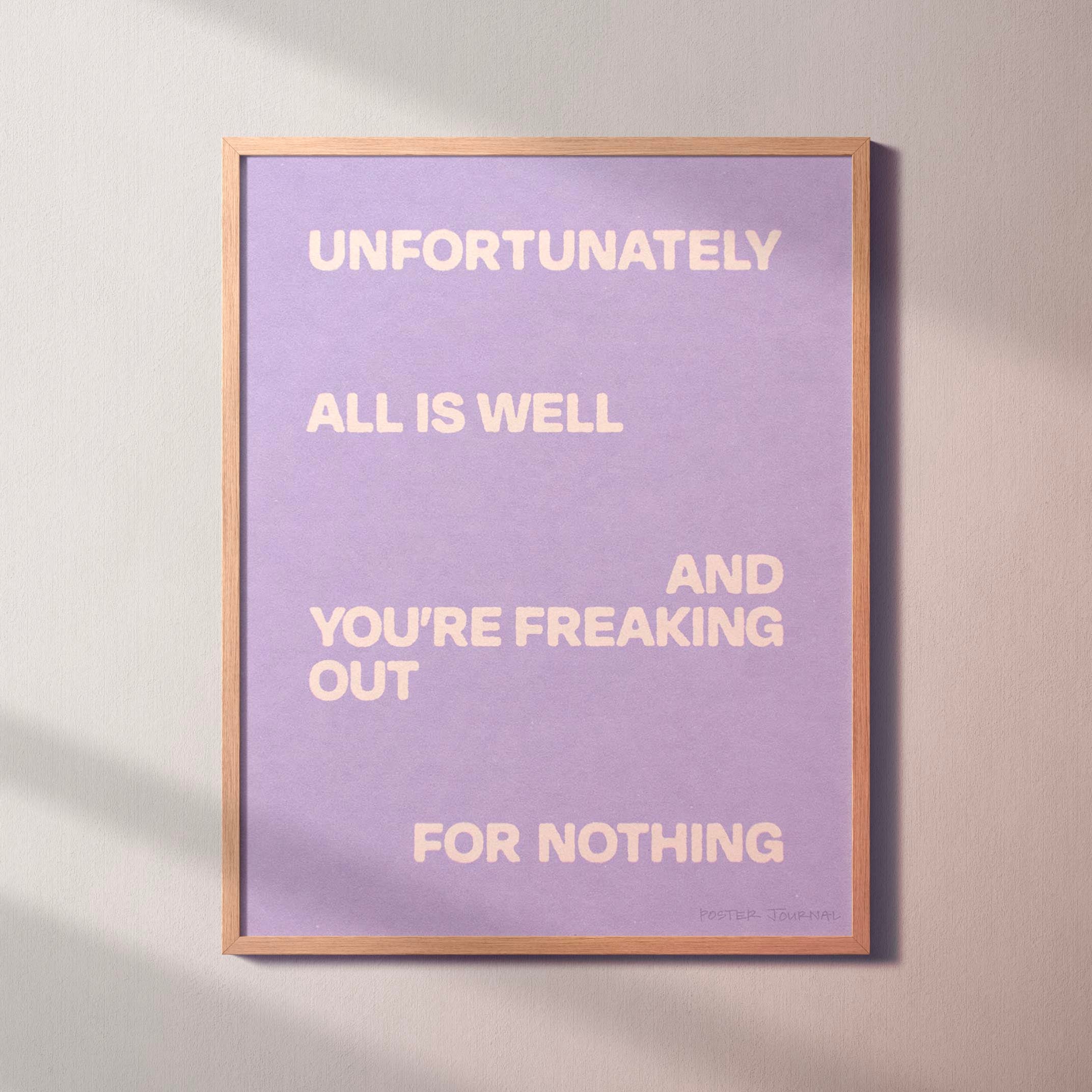 UNFORTUNATELY PRINT