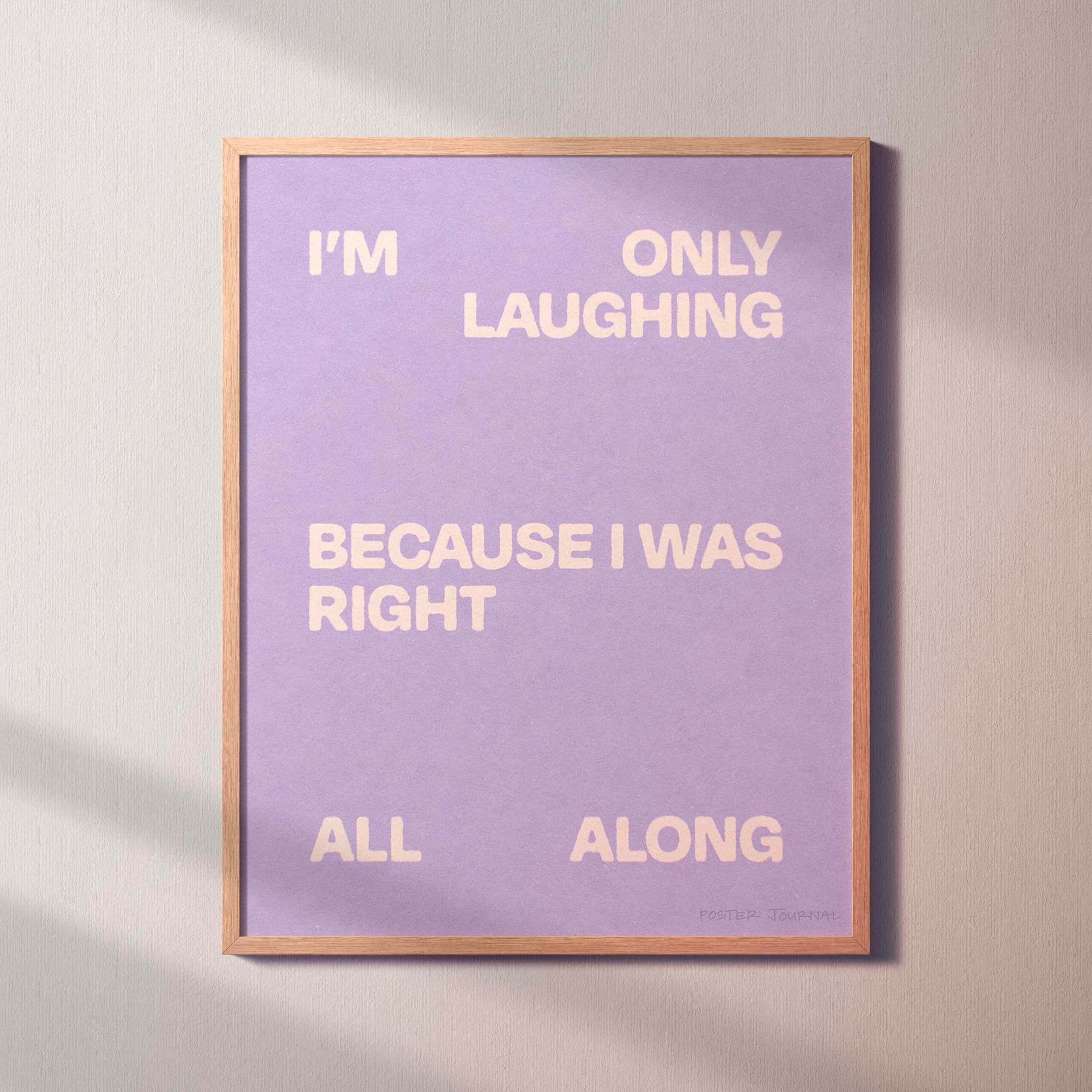 LAUGHING PRINT