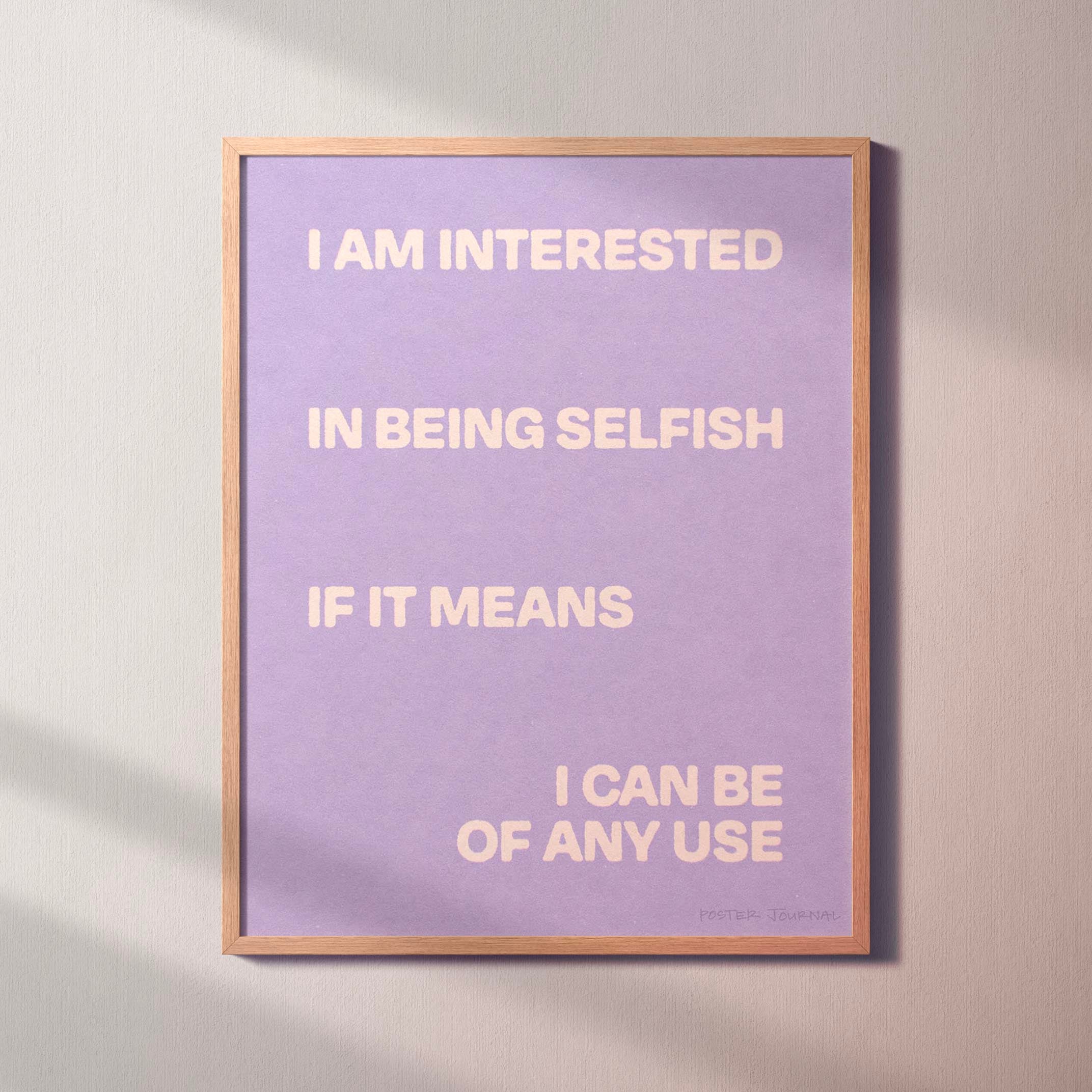 SELFISH PRINT