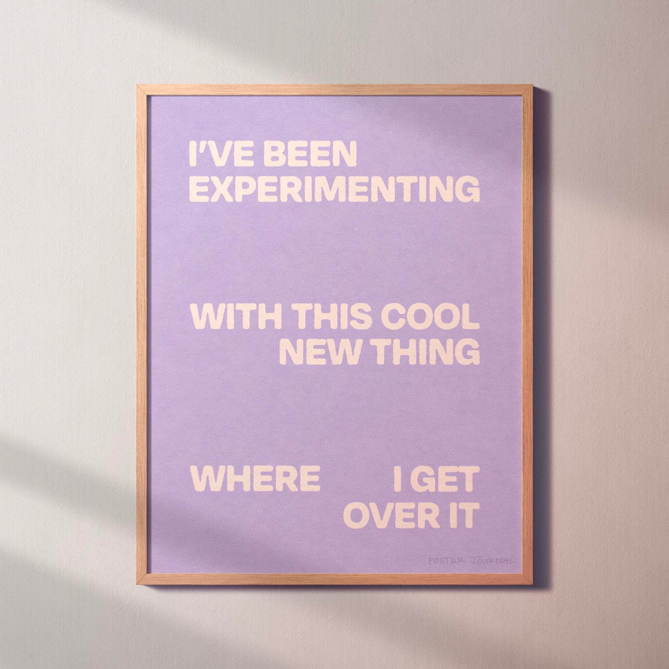 EXPERIMENTING PRINT