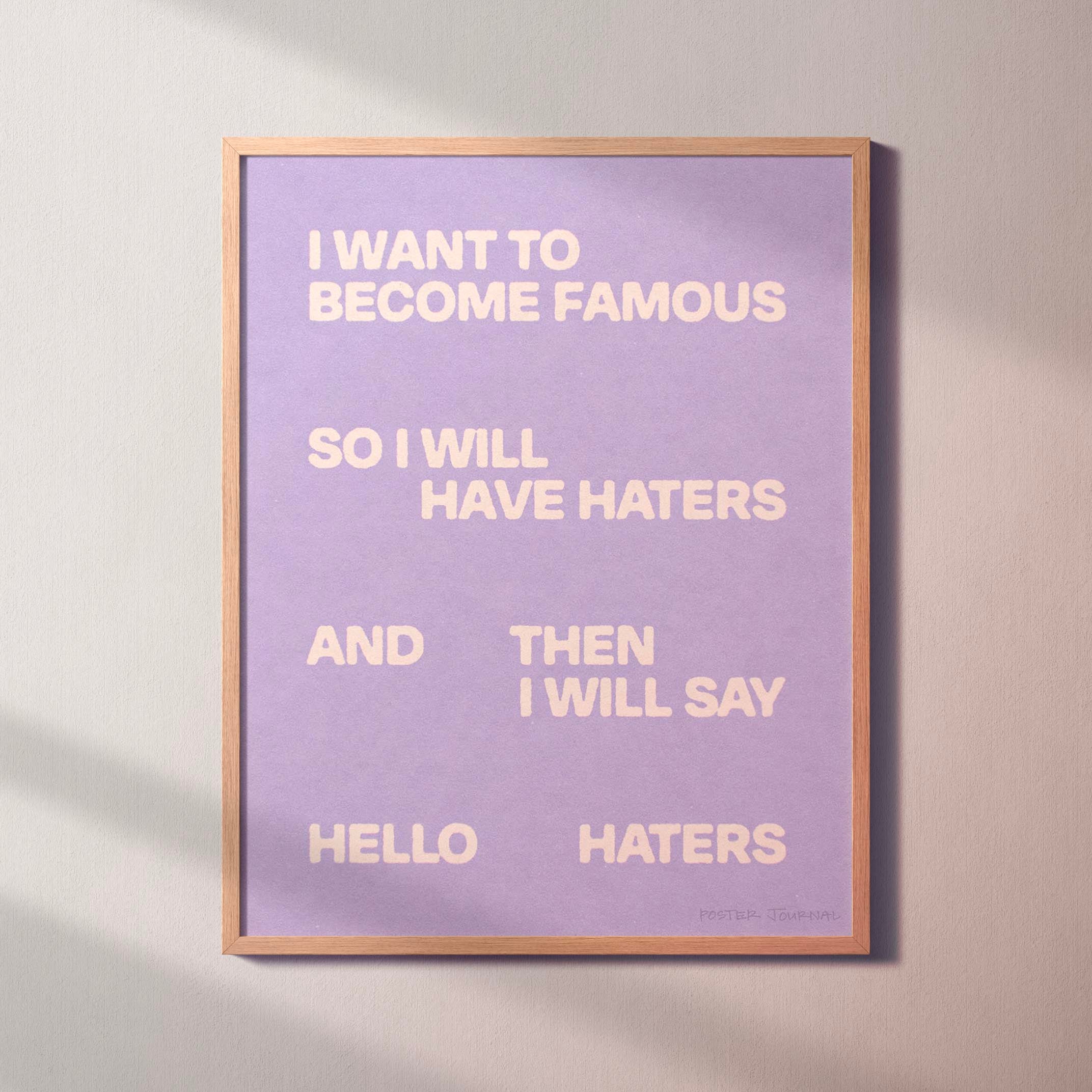 HATERS PRINT