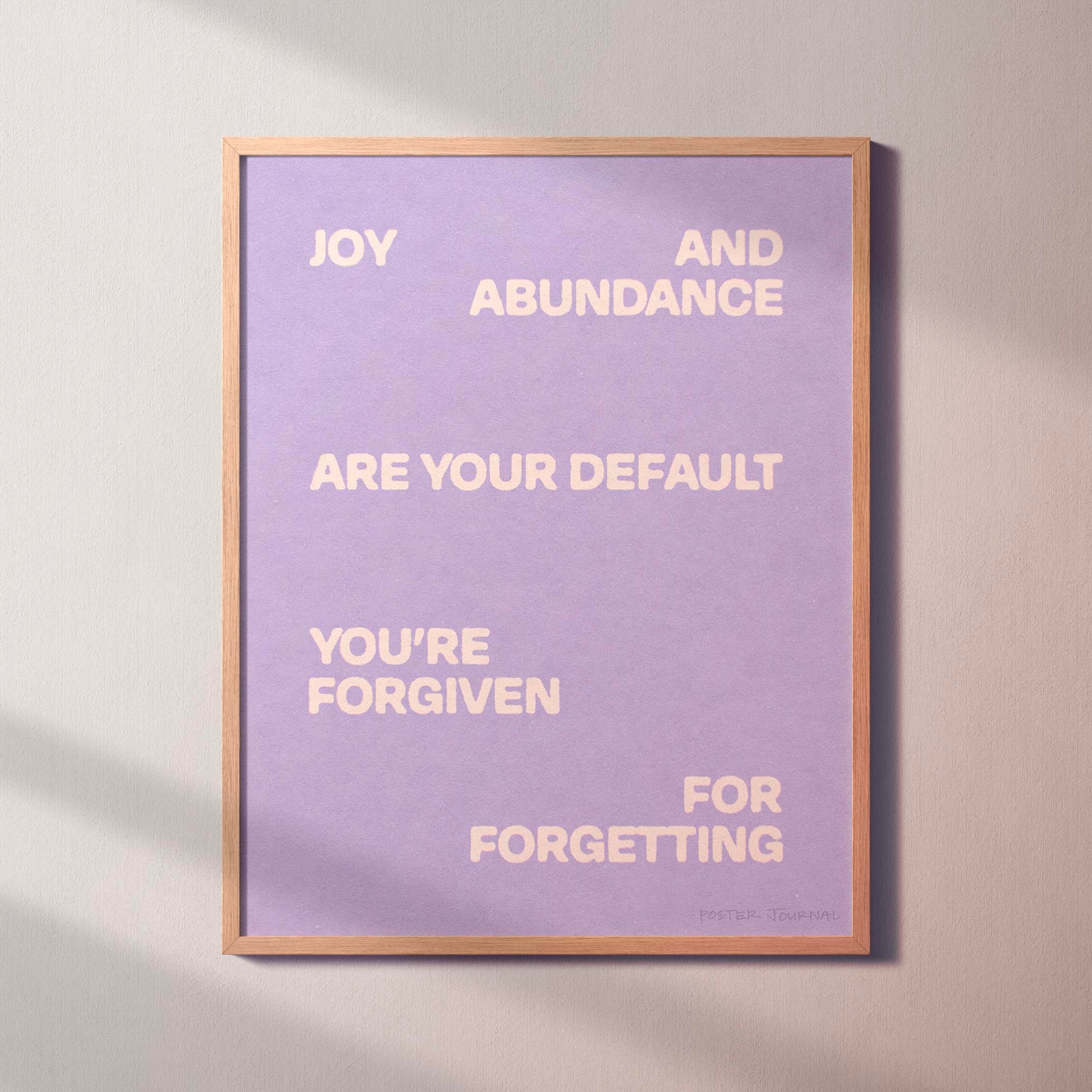 FORGIVEN PRINT