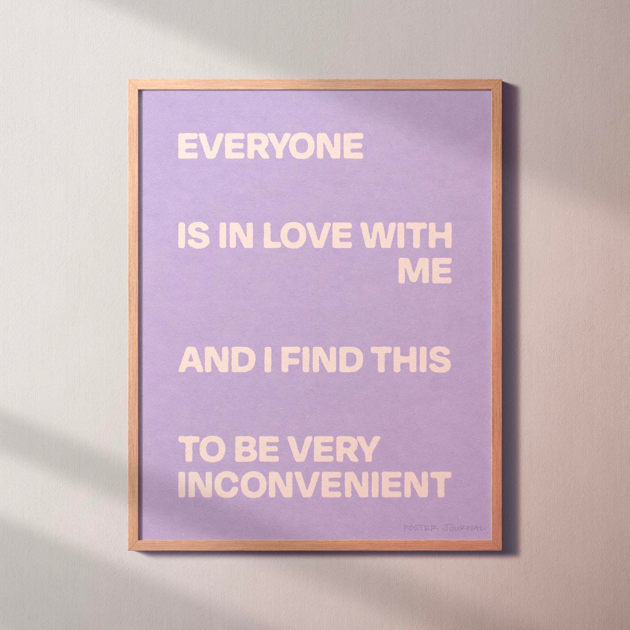 INCONVENIENT PRINT