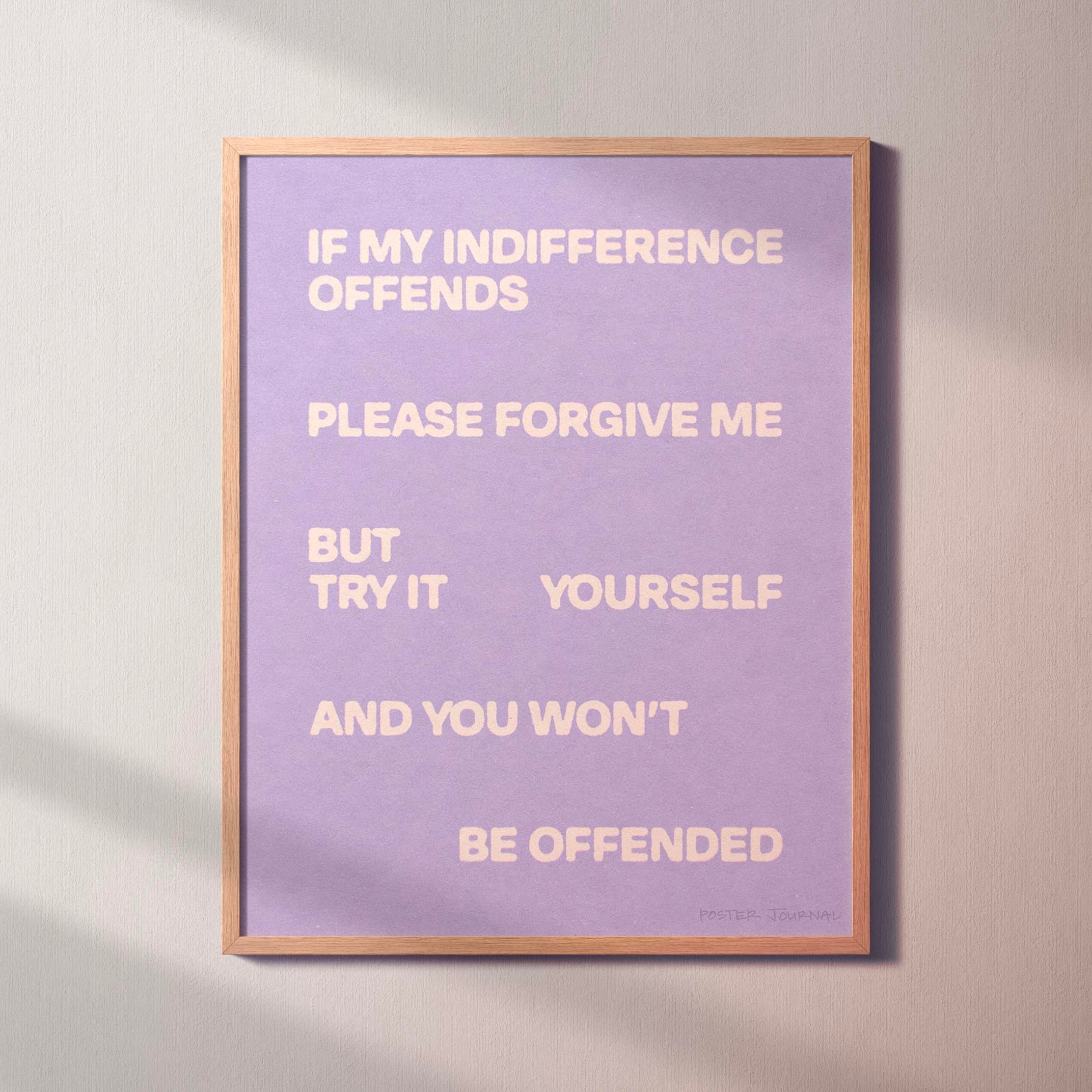 INDIFFERENCE PRINT